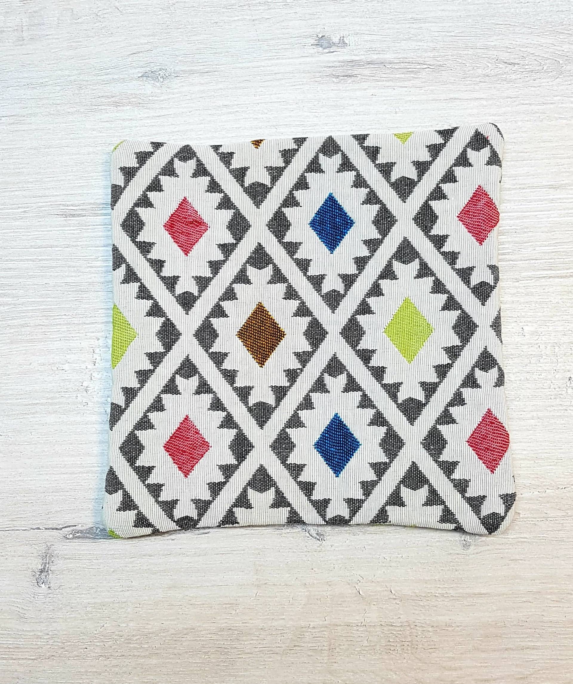 Kirschkernkissen Personalisiert/Rapssamenkissen Wärmekissen Waschbar Kühlkissen Körnerkissen Geometrisch Karo Raute von Etsy - MyMarelle