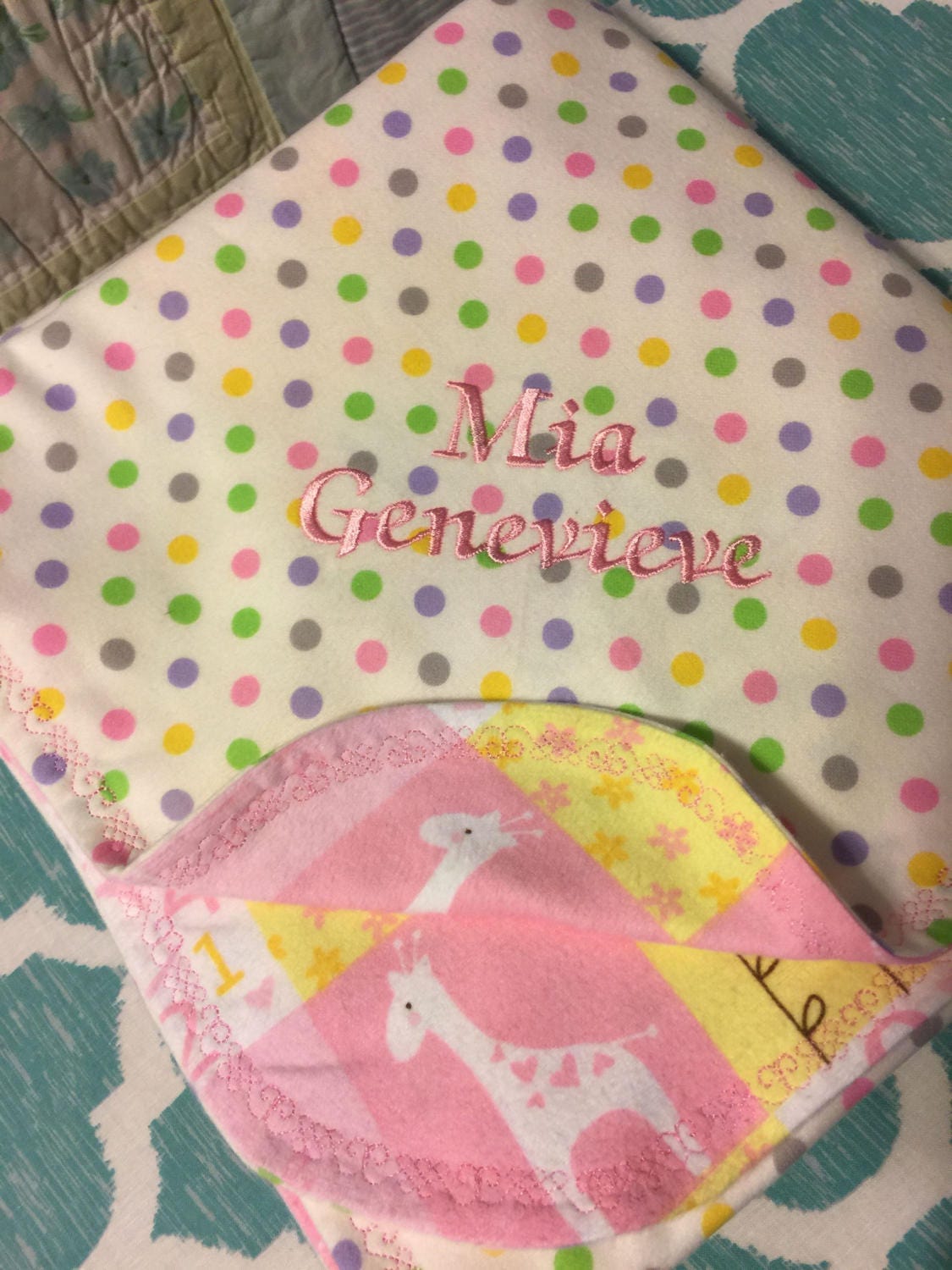 Individuelle Handgefertigte Flanell Babydecke Individuelle Handgefertigte Flanell Babydecke von Etsy - MySissyKrissy