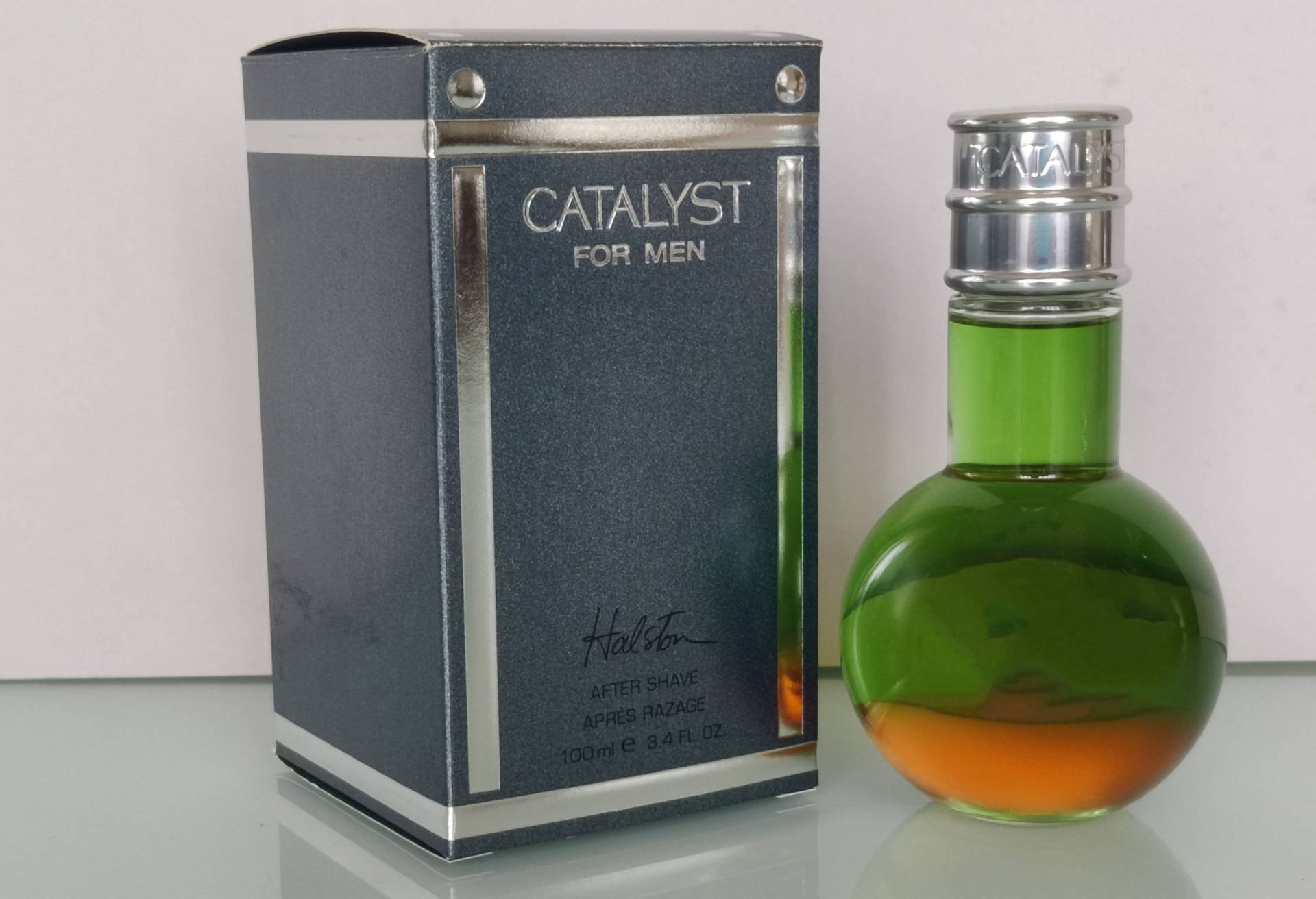 Halston "Catalyst" | 1994 Für Männer After Shave Splash 100 Ml Wird Eingestellt von Etsy - MyVintageGadgets