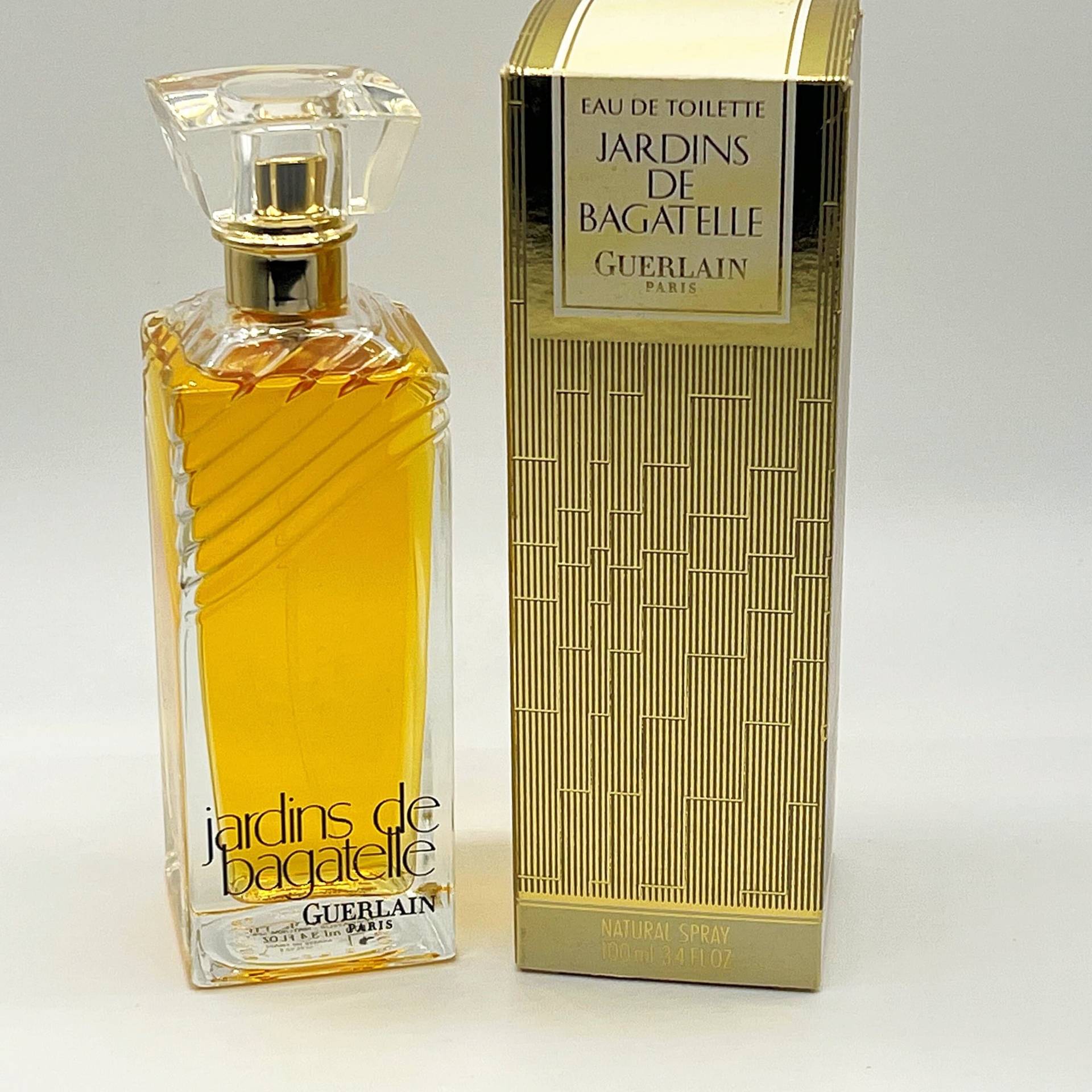 Jardins De Bagatelle | 1983 Guerlain Eau Toilette 100 Ml/3, 4 Us Fl.oz. Parfüm Für Frauen Natural Spray Brand New Boxed von Etsy - MyVintageGadgets