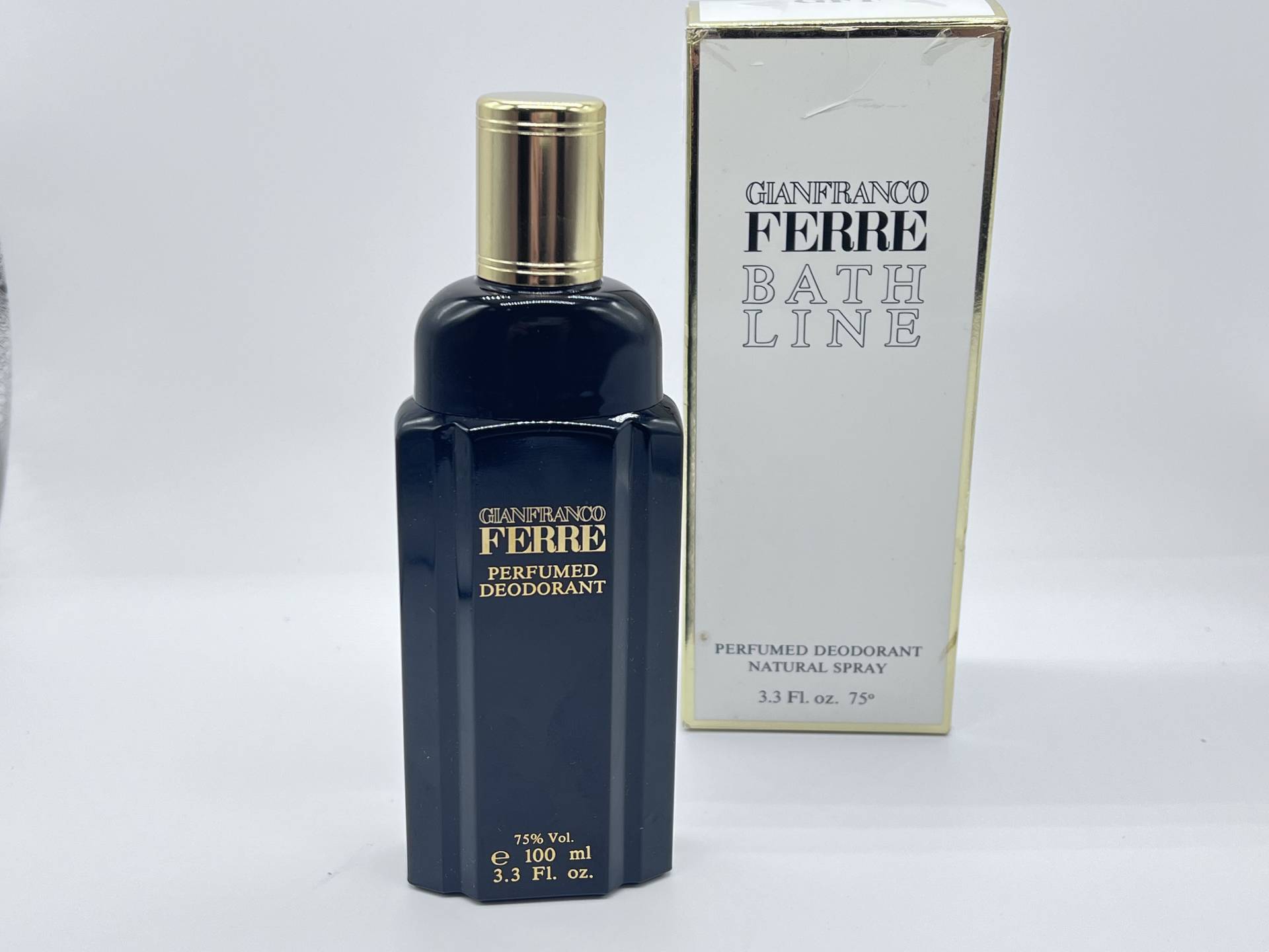 Vintage Gianfranco Ferré Bath Line Parfumd Deodorant 100 Ml /3.4 Fl.oz. Spray Ungebrauchte Glasflasche von Etsy - MyVintageGadgets