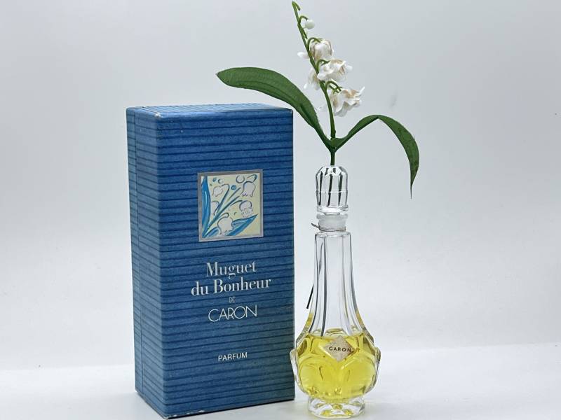 Vintage Muguet Du Bonheur | 1952 Caron Pure Parfum/Extrait 27 Ml/0.91 Fl.oz. Kristallflasche Sehr Selten von Etsy - MyVintageGadgets