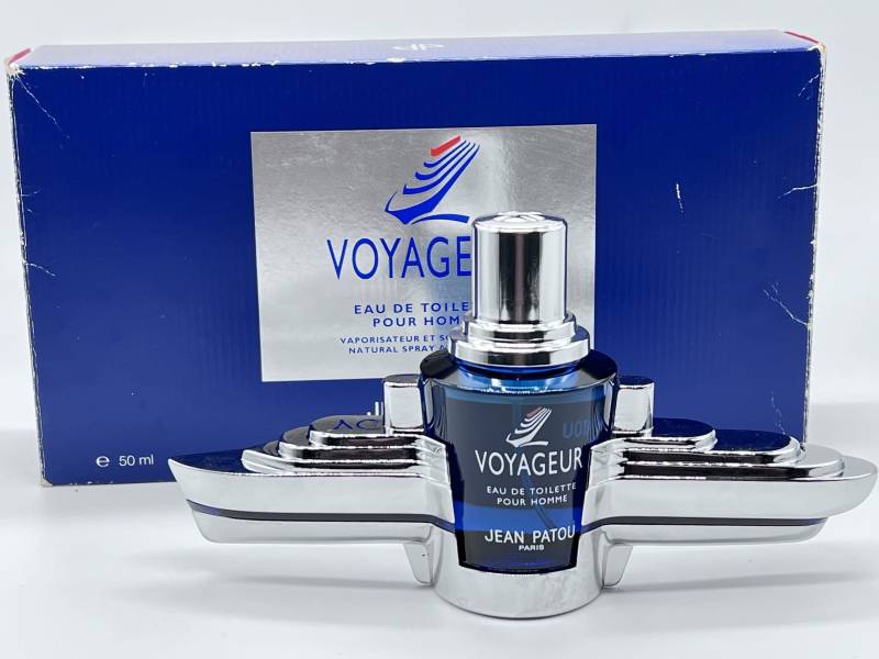 Voyageur | 1994 Jean Patou Eau De Toilette Für Herren 50 Ml Mit Seinem Metallschiff Natural Spray Erste Version Rarität von Etsy - MyVintageGadgets