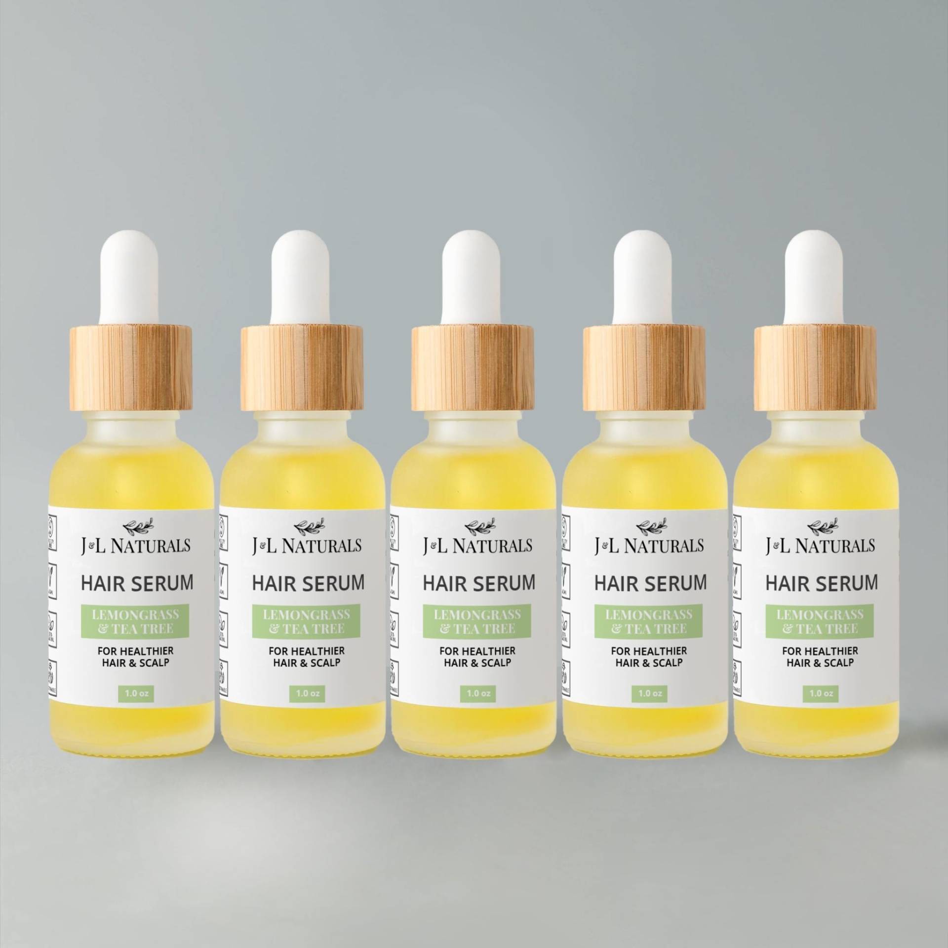 Alchemie Für Dein Haar Natürliches Haarserum-Bundle - 5Er-Pack Wachstum Und Vitalität von Etsy - MysticMagusDesigns