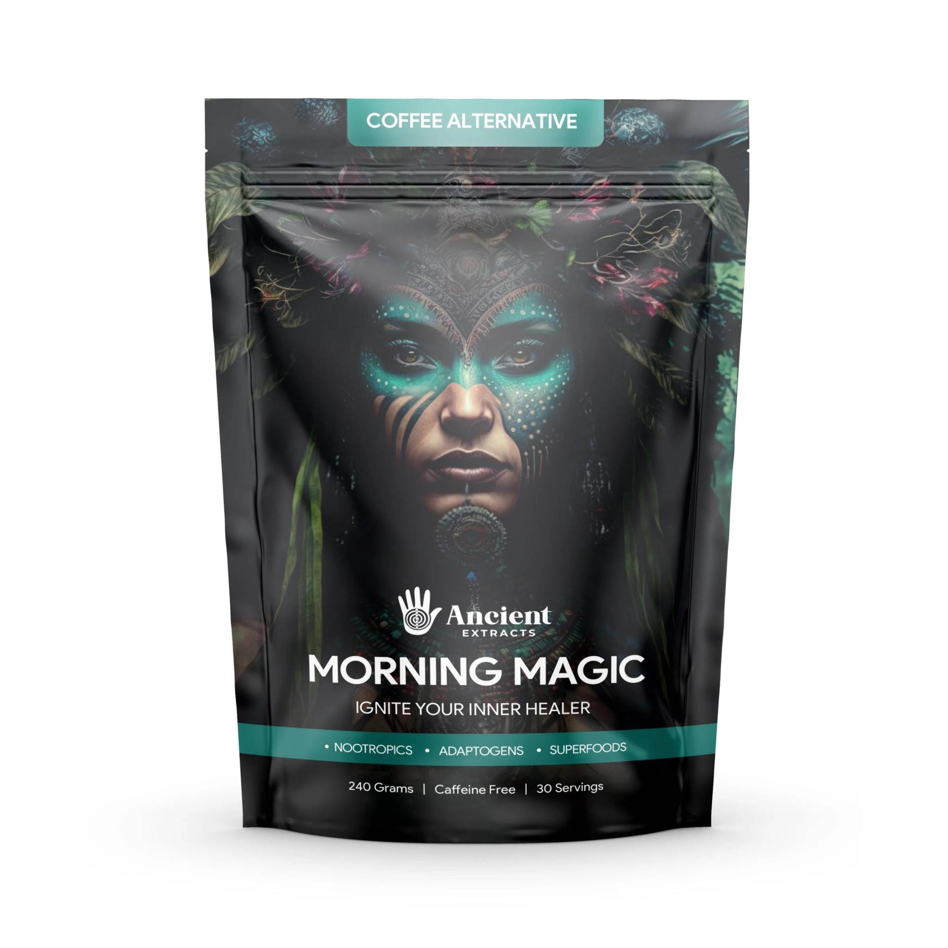 Morning Magic Entkoffeinierter Kaffeeersatz Mit Pilzen | 240G von Etsy - MysticMagusDesigns