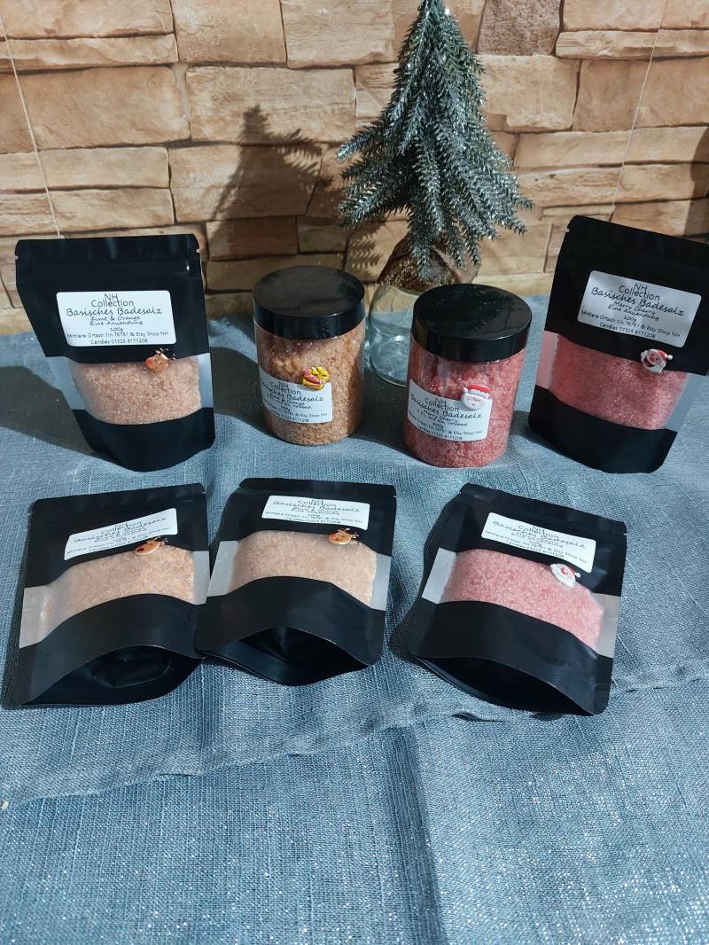 Weihnachts - Badesalz von Etsy - NHCANDLES