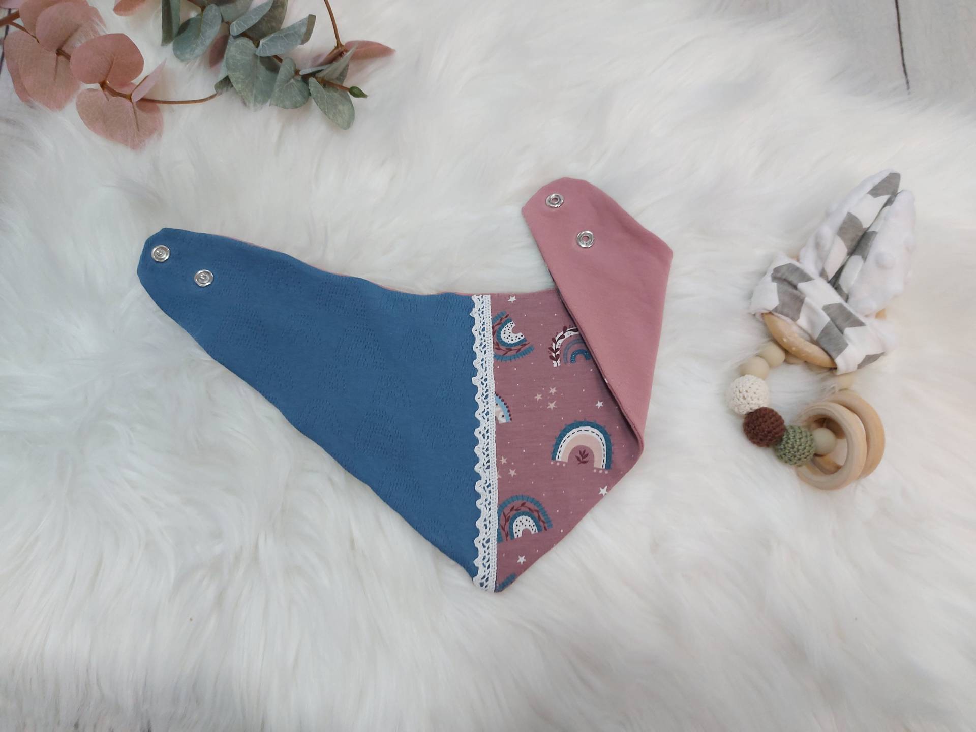 Halstuch, Regenbogen Rosa, Bis 2 Jahre Halstuch, Regenbogen Rosa, Bis 2 Jahre von Etsy - NaehtanteChristina