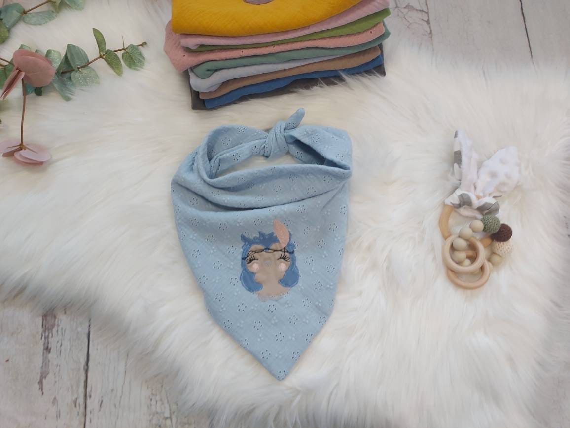 Halstuch Musselin, Eule Boho Halstuch Musselin, Eule Boho von Etsy - NaehtanteChristina