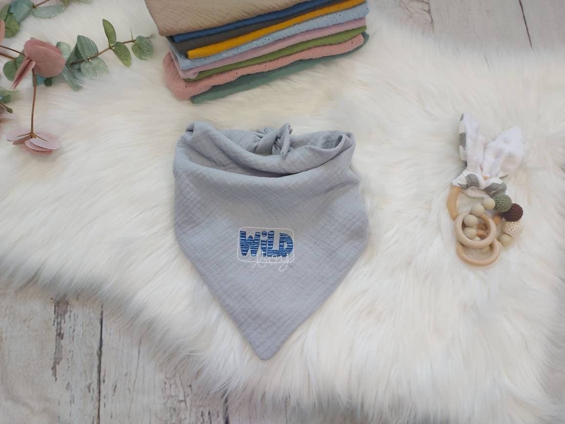 Halstuch Musselin, Wildboy, Grau Halstuch Musselin, Wildboy, Grau von Etsy - NaehtanteChristina