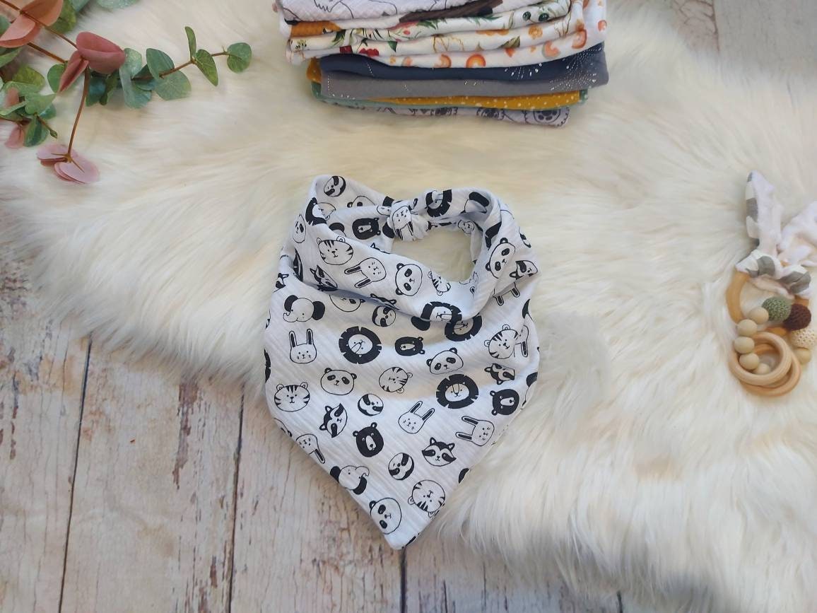 Halstuch Musselin, Wildtiere Halstuch Musselin, Wildtiere von Etsy - NaehtanteChristina