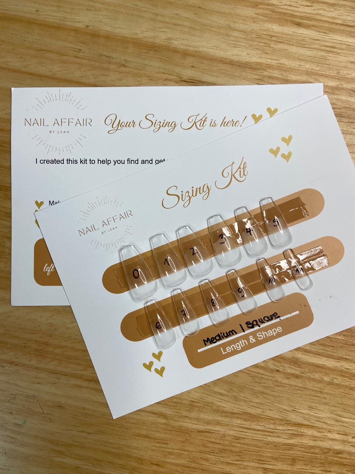 Sizing Kit - Dein Schlüssel, Um Die Perfekte Größe Für Deine Press On Nails Zu Finden, Der Perfekten Start, Kollektion Aufzubauen von Etsy - NailAffairbyLeah