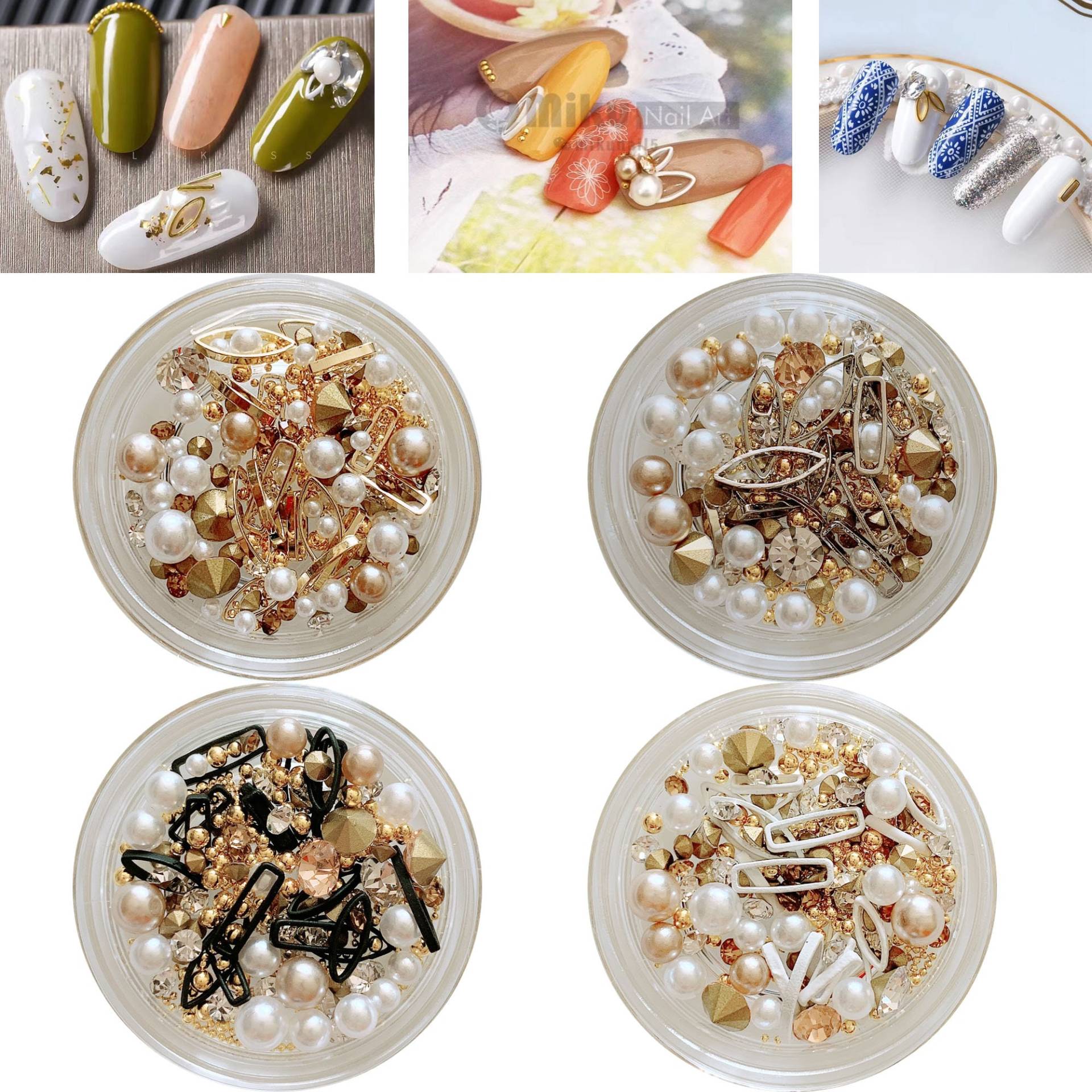 1Jar Nail Art Mix Dekorationen Perlen Metall Deco Strass Gemischt in Jar Bj73 1Jar Nail Art Mix Dekorationen Perlen Metall Deco Strass Gemischt in Jar Bj73 von Etsy - NailAngel2019