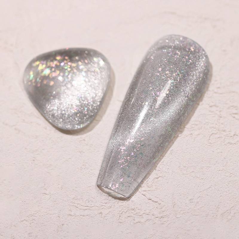 Mondstein Katzenaugen Effekt Uv/Led Gel Nagellack 8Ml | Aus "Silky Pajamas Set #01" von Etsy - NailQueenNYC