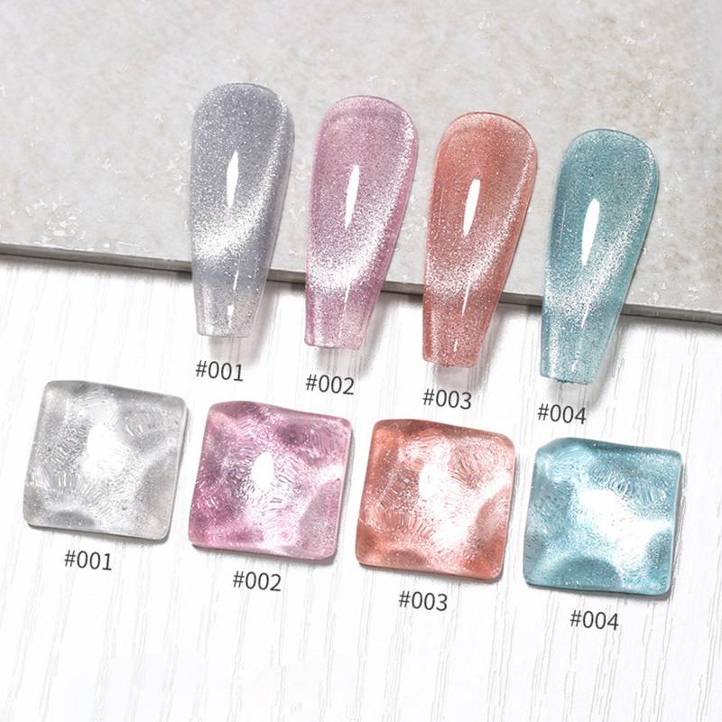 Pool Party Crushed Diamonds Katzenauge Set Gel Nagellack 8Ml 4 Farben | Blue Peach Silber Soak-Off Gel-Nagellack Magnetstift Erforderlich von Etsy - NailQueenNYC