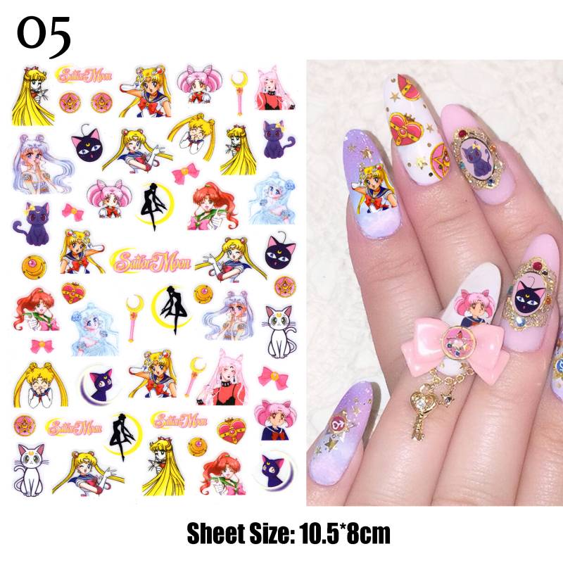 Super Shero Moon Nail Sticker #05 | Suche Im Shop Nach "Shero" Für Ähnliche Nagelsticker von Etsy - NailQueenNYC