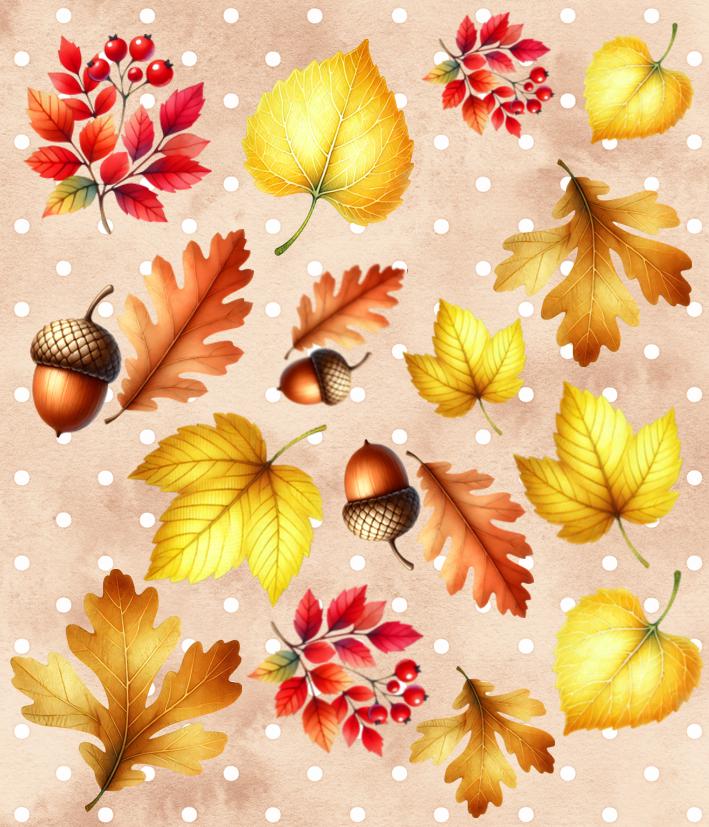 Herbst Nägel Nageldesign, Herbstlaub, Herbstblätter, Sticker Tannenzapfen, Natur von Etsy - CooleSticker