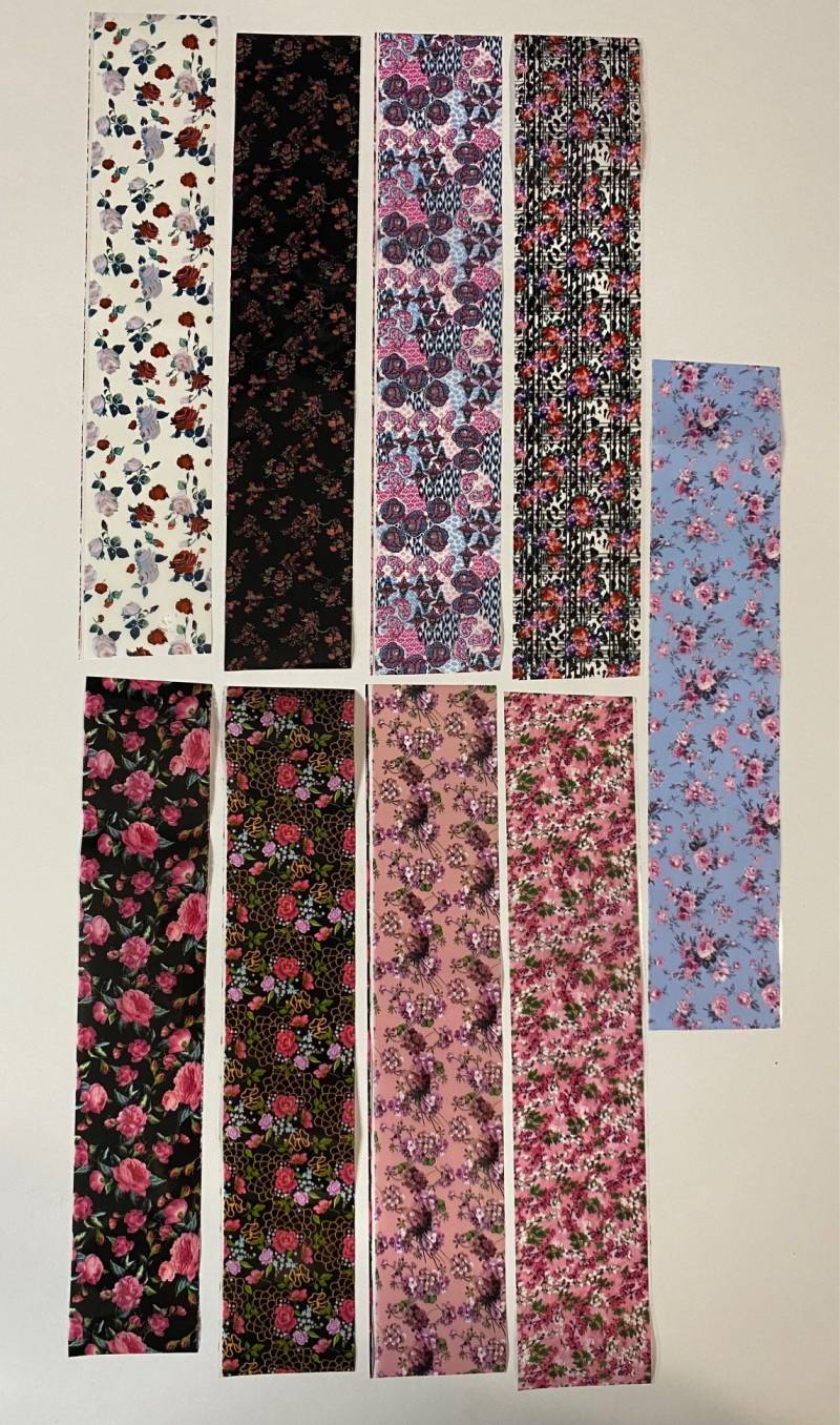 9 Stück Verschiedene Blumen Transfer Nailart Folien Set von Etsy - NailditbyTara