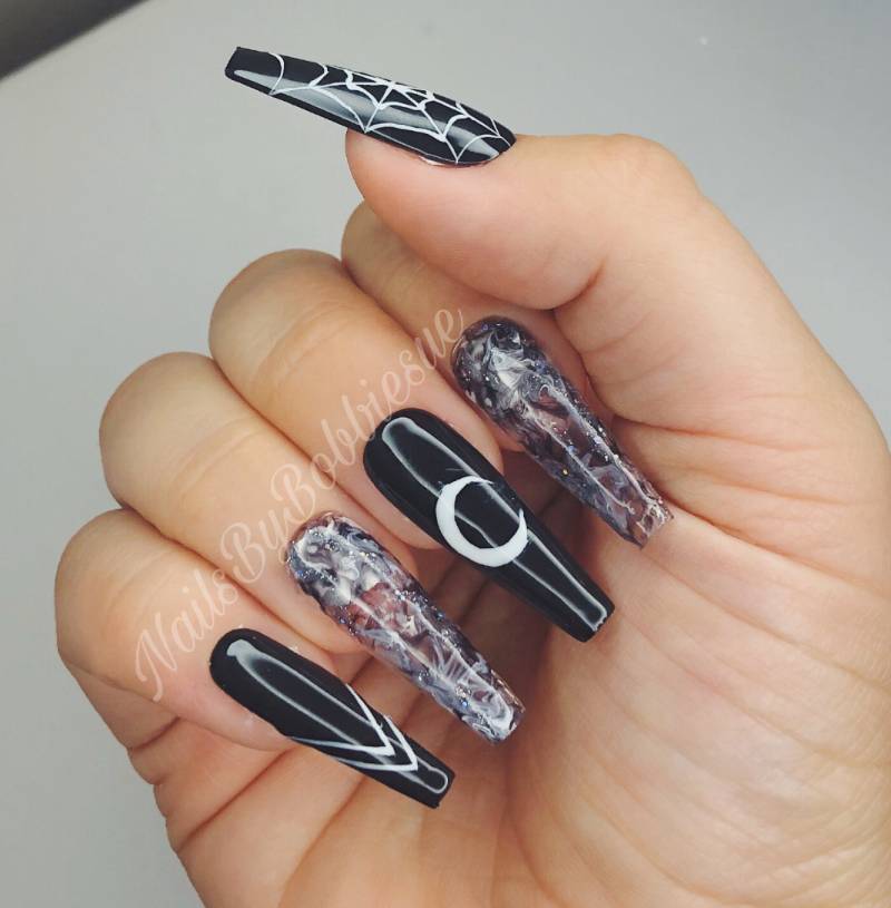 Halloween/Spellcast Drücken Auf Nägel Künstliche Wiederverwendbare Selbstgemachte von Etsy - NailsByBobbiesue