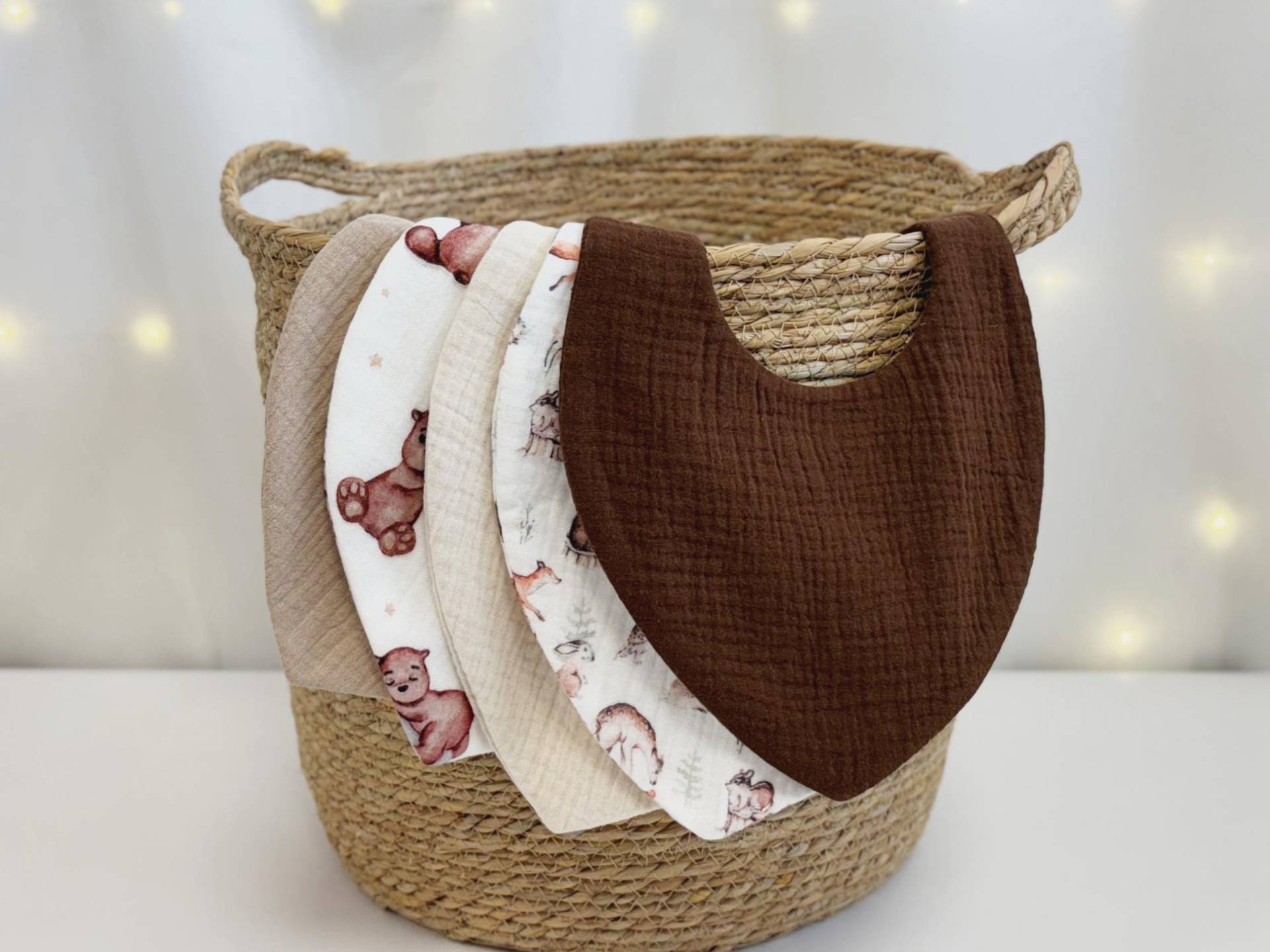 Baby-Lätzchen Aus Bio-Baumwolle - Wasserdichte, Verstellbare, Weiche Musselin-Bandana-Lätzchen Für Neugeborene Und Kleinkinder, Spucktuch Baby-Lätzchen Aus Bio-Baumwolle - Wasserdichte, Verstellbare, Weiche Musselin-Bandana-Lätzchen Für Neugeborene Und Kleinkinder, Spucktuch von Etsy - NaturalCuddles