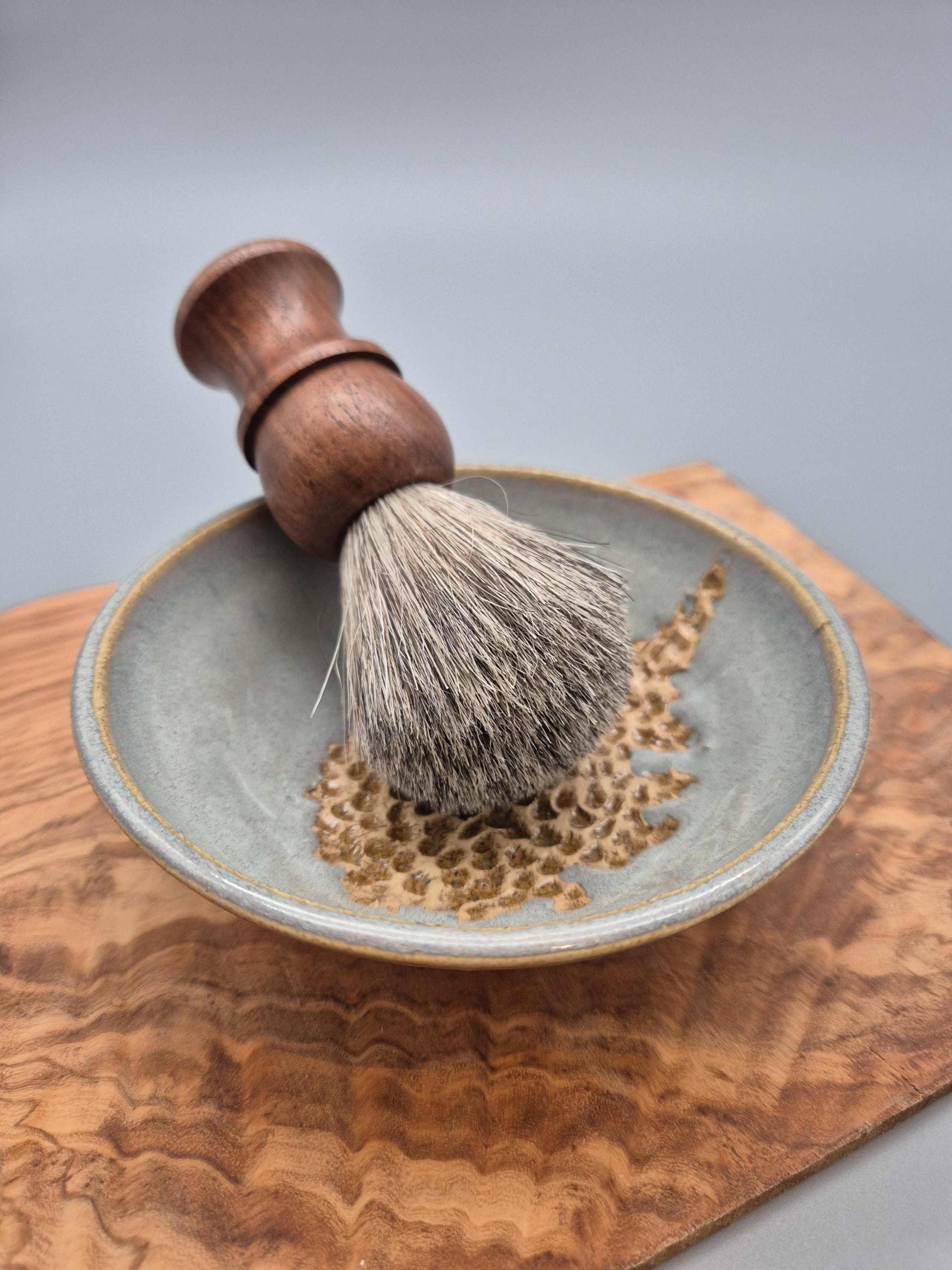 Hellgraue Rasierschale | Keramik, Als Set Mit Seife Möglich Hellgraue Rasierschale | Keramik, Als Set Mit Seife Möglich von Etsy - NatureArtBoxDE