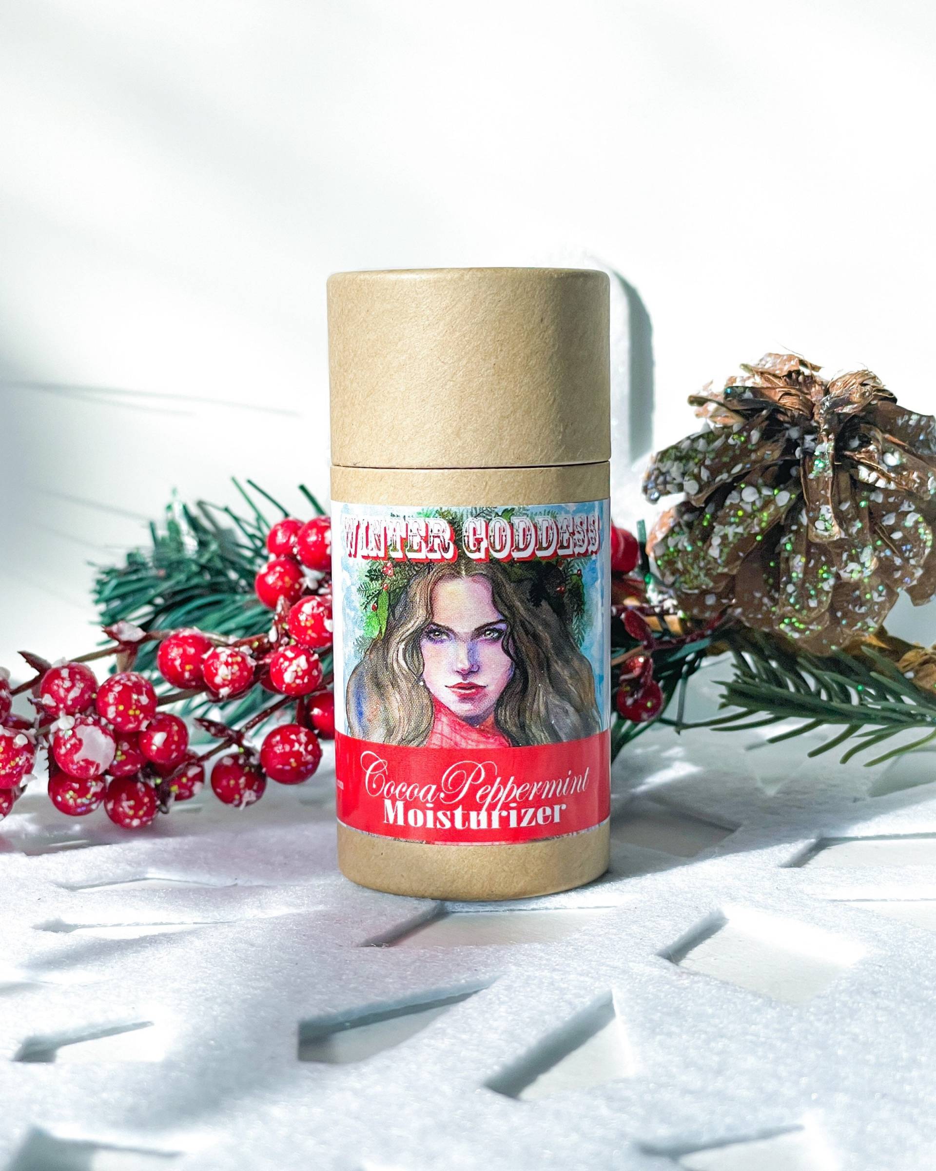 Wintergöttin Moisturizer - Zero Waste Umweltfreundlich Plastikfrei Feste Lotion Bio- Naturgöttin Hautpflege von Etsy - NatureGoddessCo