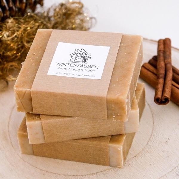 Winterzauber Naturseifen | Geschenkidee Weihnachten Zero Waste Naturkosmetik von Etsy - NaturoTheke