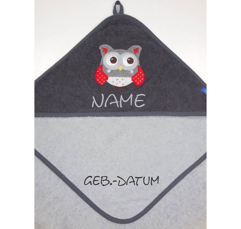 Morgenstern Kapuzenhandtuch Eule Mit Name Und Optional Datum100x100 cm Geschenk Zum Babytaufgeschenkbaby Handtuchneedlecat von Etsy - NeedleCatAtelier