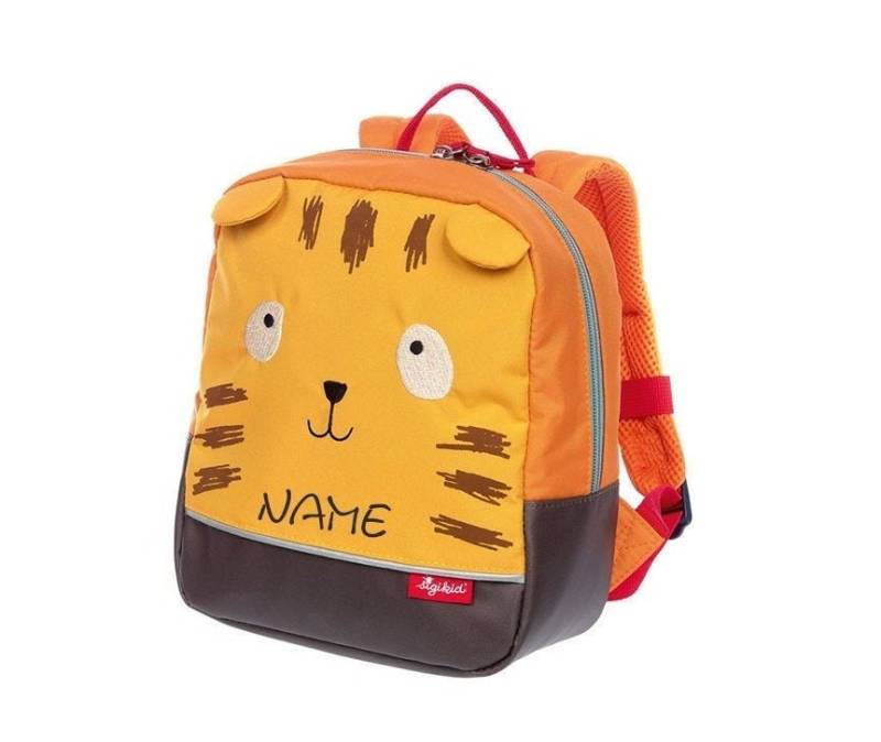 Sigikid Rucksack Tiger Mit Name Besticktrucksack Kindergartenrucksack Für Kitageschenk Zur Geburterster Rucksackneedlecat von Etsy - NeedleCatAtelier