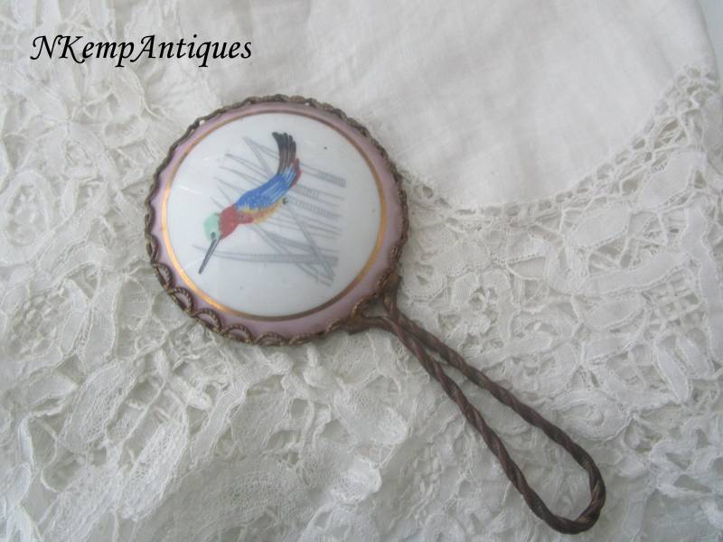 Limoges Porzellan Spiegel Eisvogel von Etsy - Nkempantiques