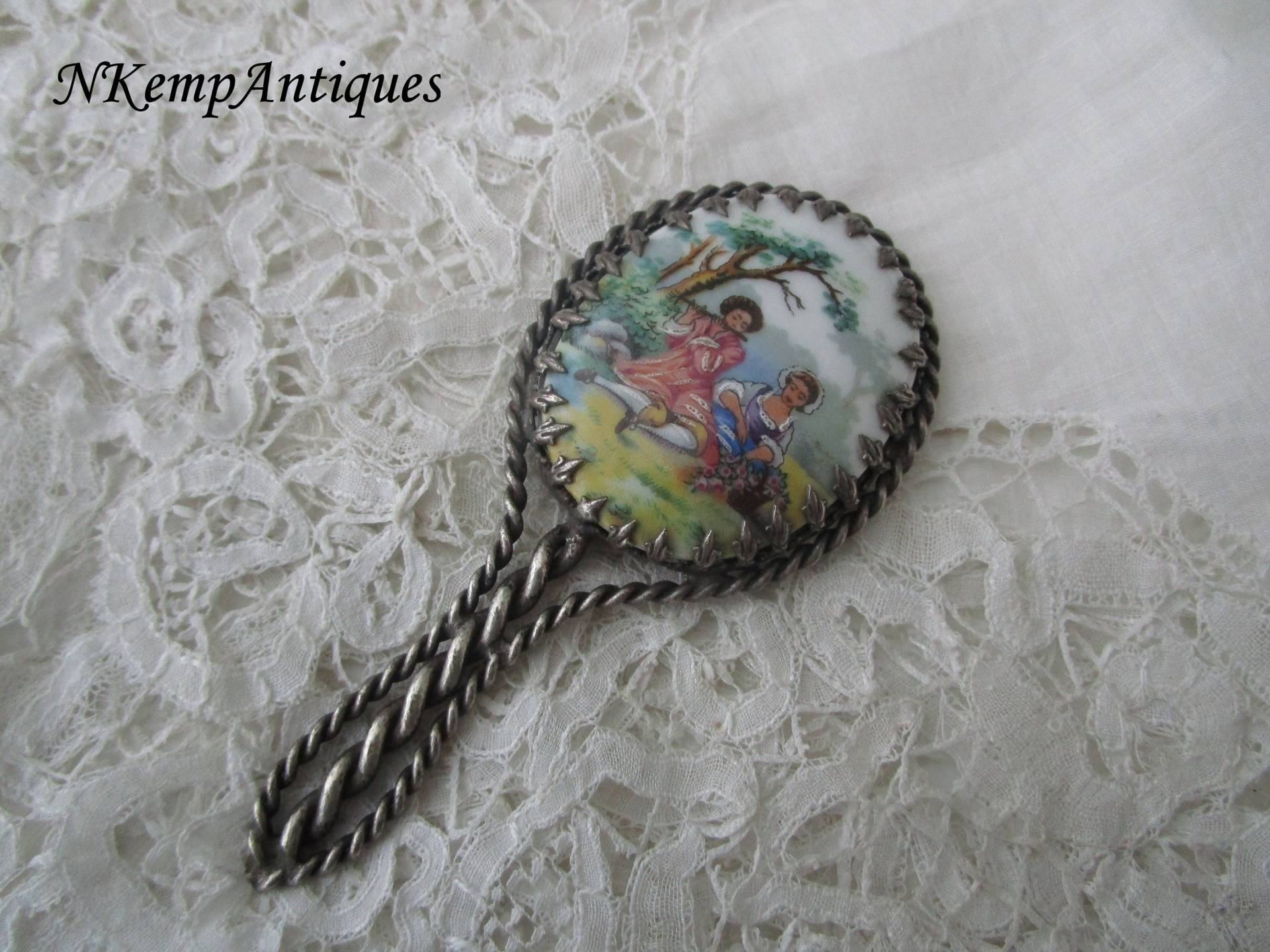 Limoges Porzellan Spiegel von Etsy - Nkempantiques