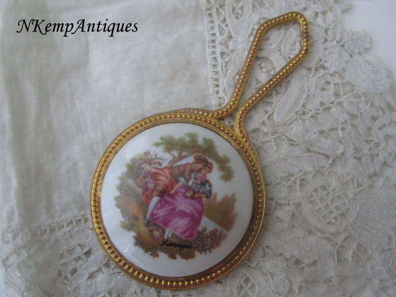 Limoges Porzellanspiegel von Etsy - Nkempantiques