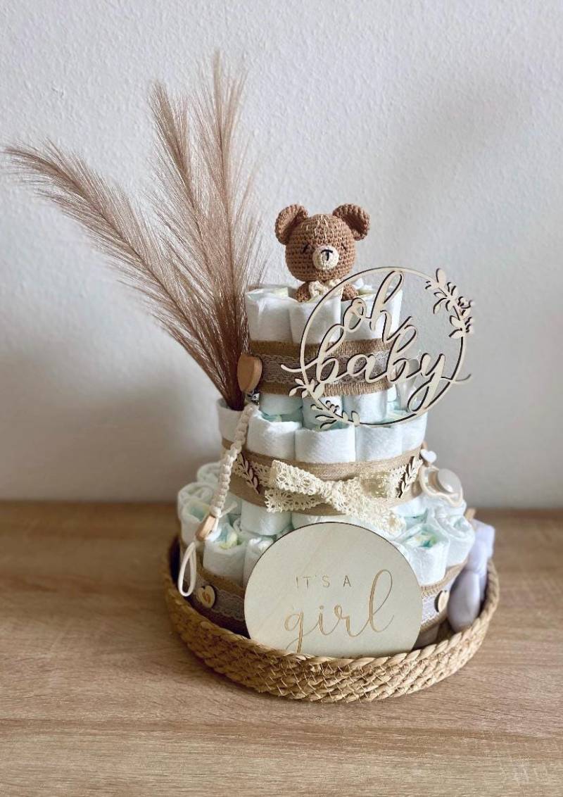 Windeltorte | Mit Pampers Premium Windeln von Etsy - Nordiskljushav