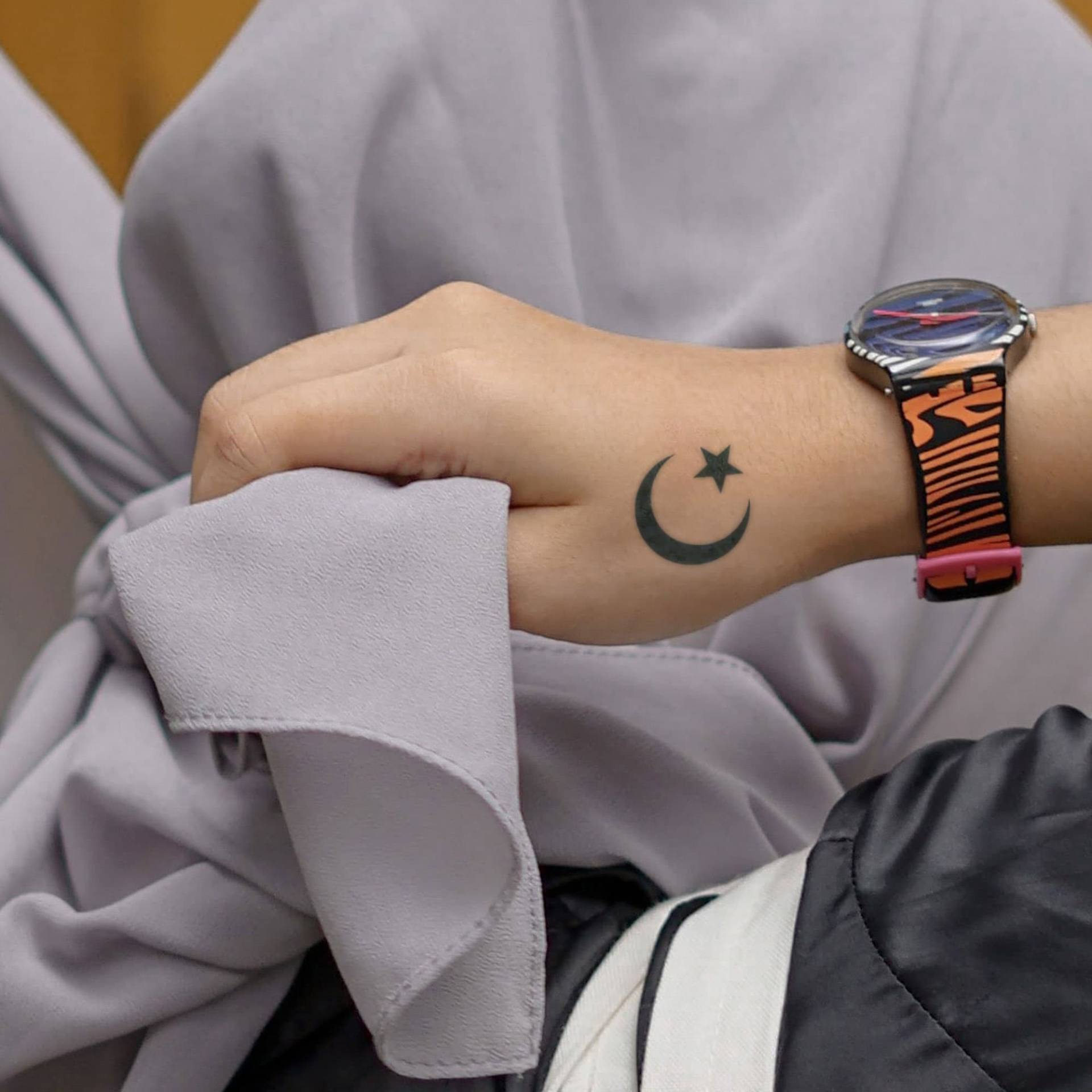 Semi-Permanent Tattoo | Stern Und Mond Hält Bis Zu 2 Wochen Temporäre Tätowierung Finger Jagua Henna| Weihnachtsgeschenkidee von Etsy - NotaTattoo