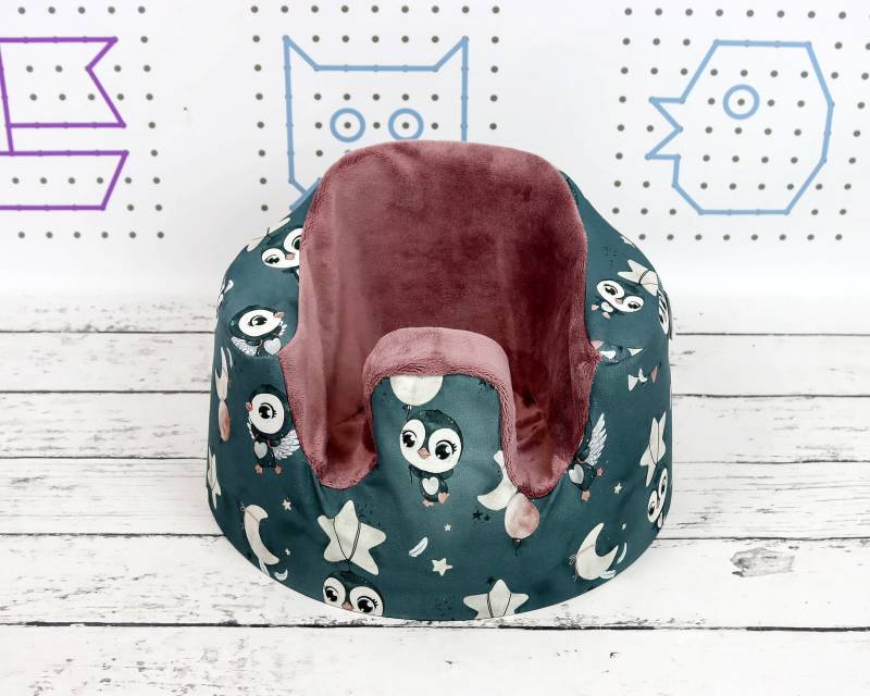 Dark Dream Penguins Bumbo Sitzbezug, Handgefertigter Bezug Für Floor Sitz Bumbo, Süßer Pinguin | Neu von Etsy - NuvaArt