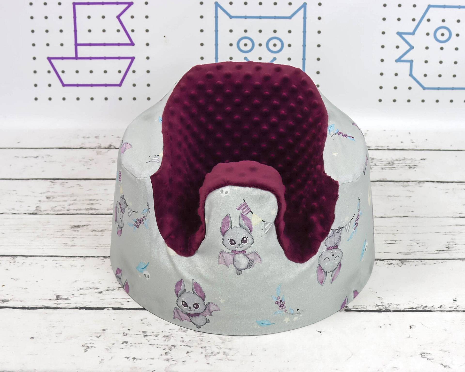 Graue Baby Sitzpatsche Bumbo Sitzauflage, Niedliche Vampir Bats Sitzbezüge | Neu von Etsy - NuvaArt