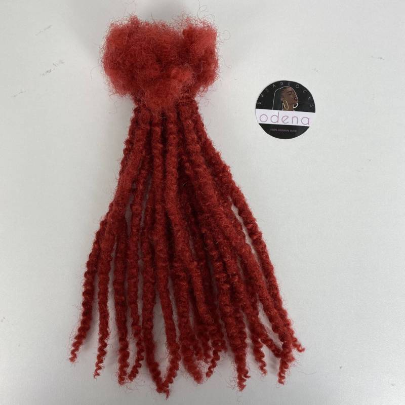 Red Textured Dreadlocks Locs Color 1B/ 27 Hochwertige Loc Verlängerung Lockige Enden 100% Handgemachte Dreadlock Dreadlock Dread Locks von Etsy - Odenadreadlocks