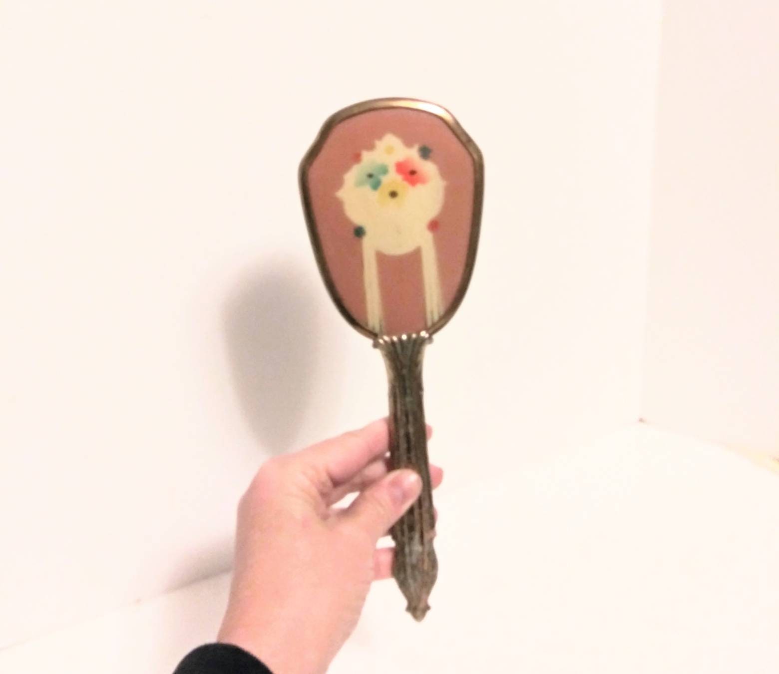 Vintage Art Deco Eitelkeit Pinsel Rose Rosa & Blumen 20Er Jahre 30Er Shabby Chic Vintage Art Deco Eitelkeit Pinsel Rose Rosa & Blumen 20Er Jahre 30Er Shabby Chic von Etsy - OffbeatAvenue