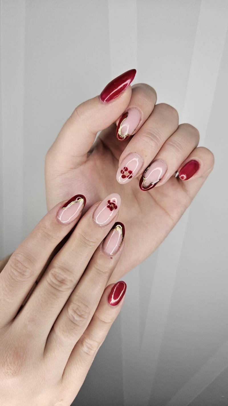 Gehypte Blooming Herbst Nägel Als Press On Nails von Etsy - OlisCreativeFactory