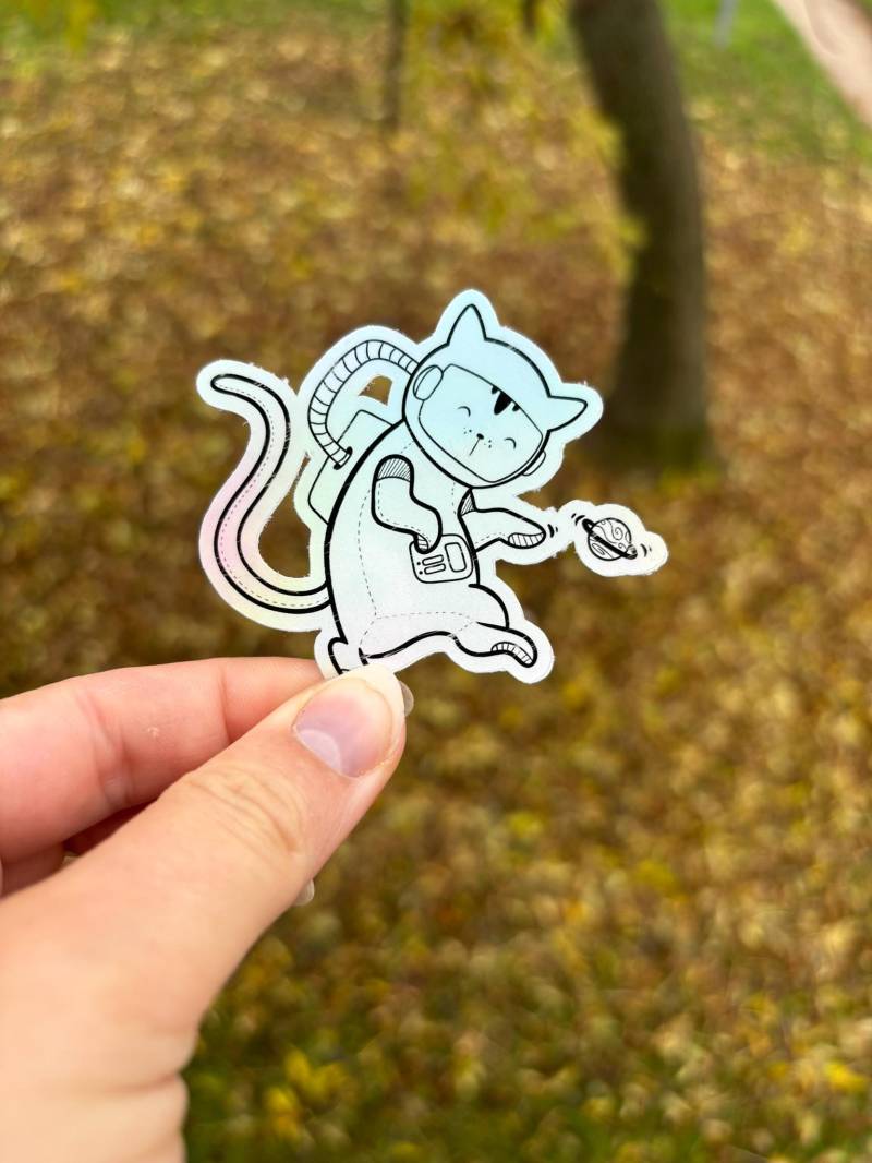 sticker - Katze Astronaut von Etsy - POTOFCUTENESS