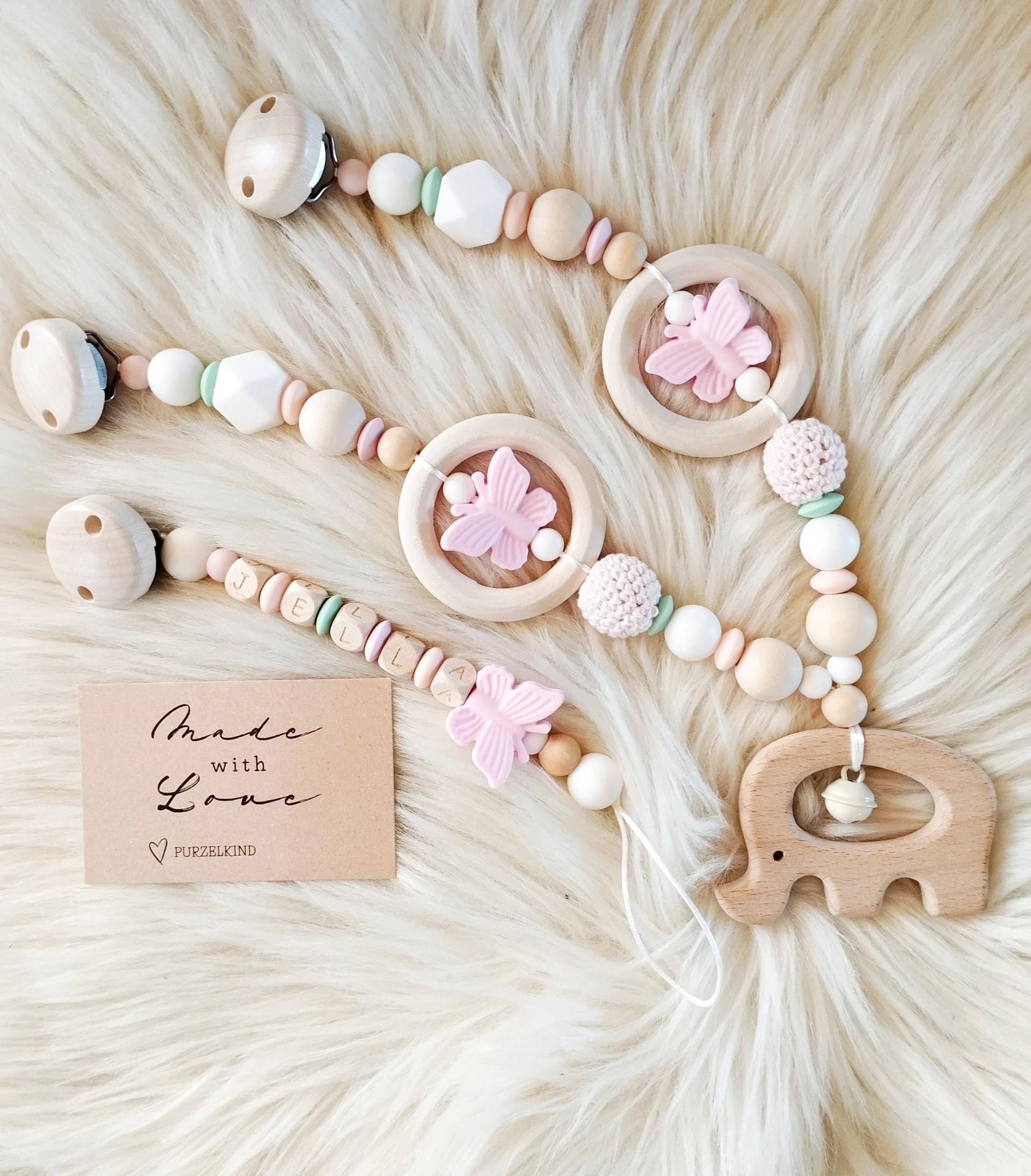 Schnullerkette Kinderwagenkette Mädchen Schmetterling Rosa Türkis Apricot Personalisiert Für Schnullerkette Kinderwagenkette Mädchen Schmetterling Rosa Türkis Apricot Personalisiert Für von Etsy - PURZELKINDshop