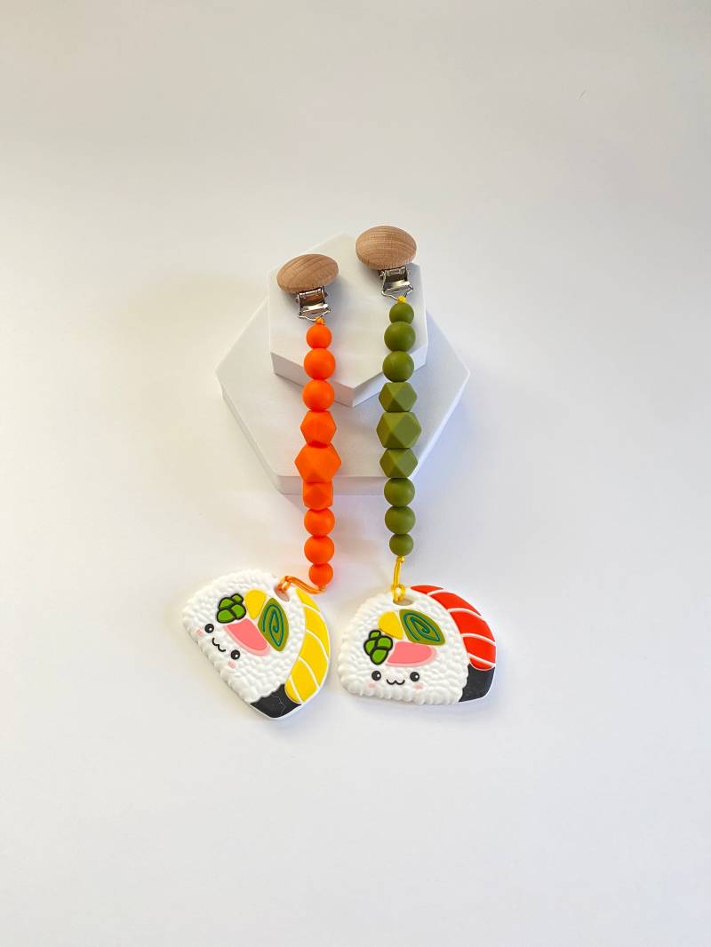 Sushi Schnuller/Spielzeug Halter von Etsy - PacificPacifiers