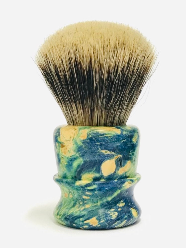 Pantarei Resinburl "starry Night" 28mm Mandschurei 1. Qualität Dachs von Etsy - PantaReiBrushes