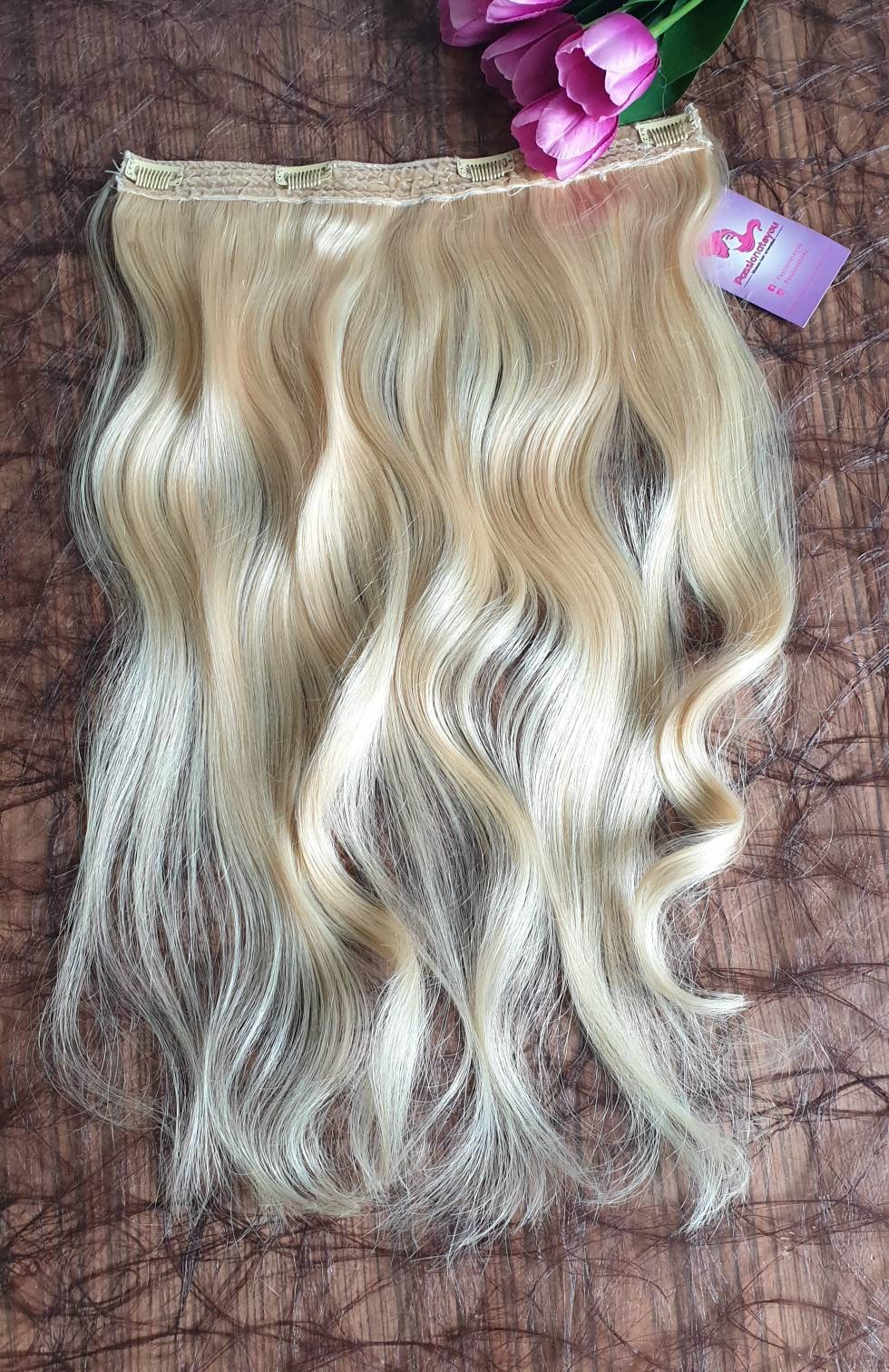 Human Hair Clips in Extension, Silky Straight, Hair Clips, Blond #613 Color, Tressen, Long Hair, Full Volume 1 Clip Extension 100G von Etsy - Passionyou