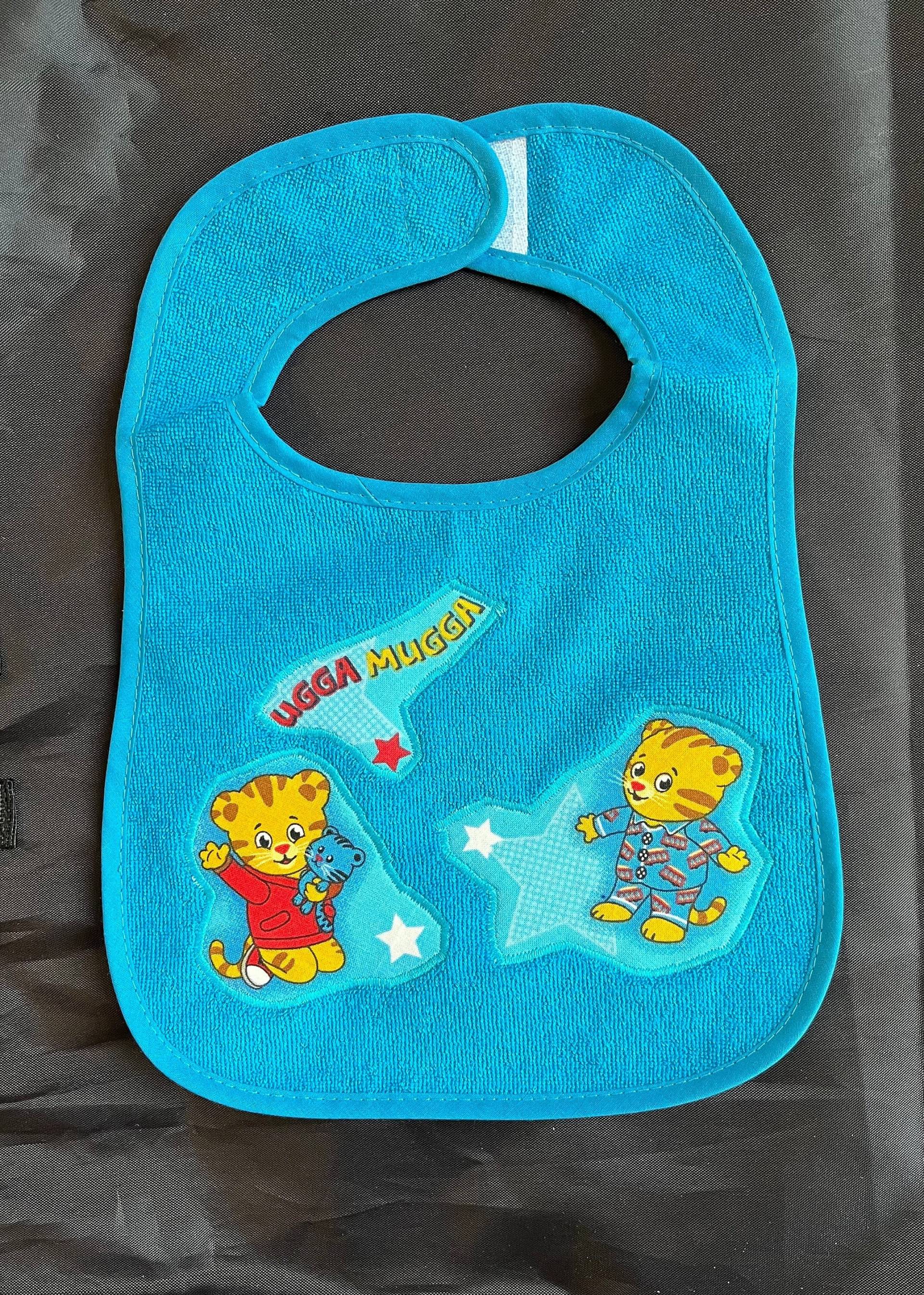 Daniel Tiger Bib. Gelb Oder Blau Rot. Vorderseite Aus Frottee, Rückseite Gummiert Wasserabweisend. Details Siehe Unten von Etsy - PaulasBazaar