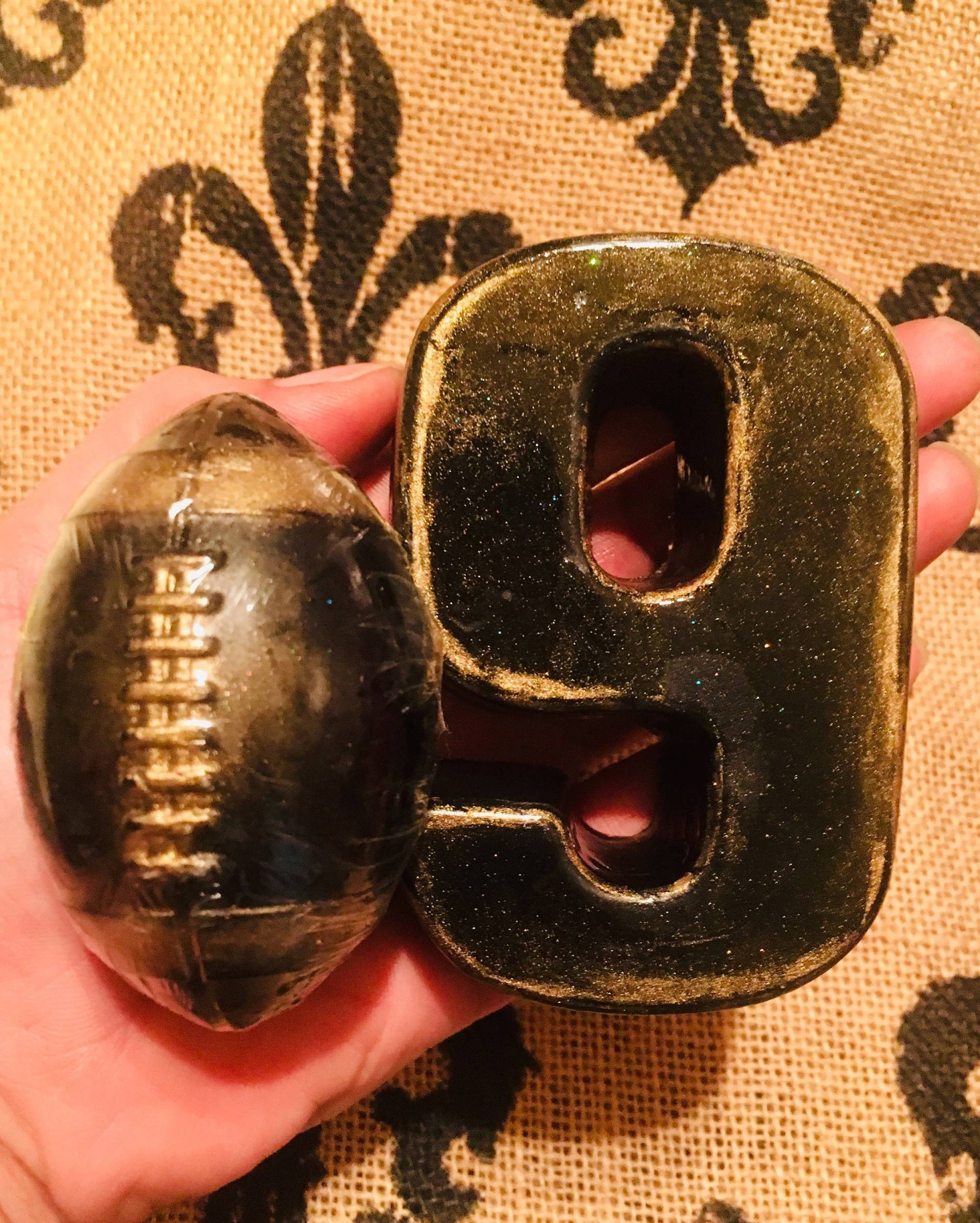 Jersey-Nummer, Fußball-Geschenk-Spa-Bar-Set Jersey-Nummer, Fußball-Geschenk-Spa-Bar-Set von Etsy - PennyCandyLLC