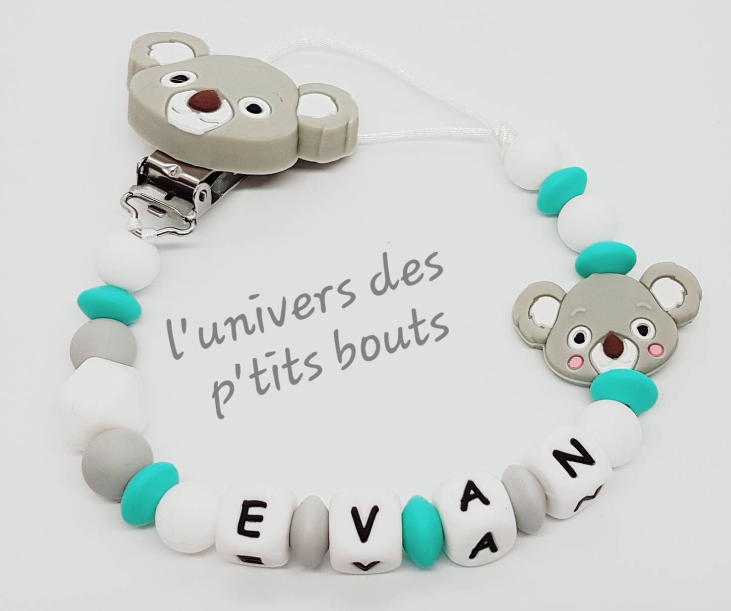 Koala-Schnullerclip Aus Silikon Koala-Schnullerclip Aus Silikon von Etsy - PetitsboutsCreations