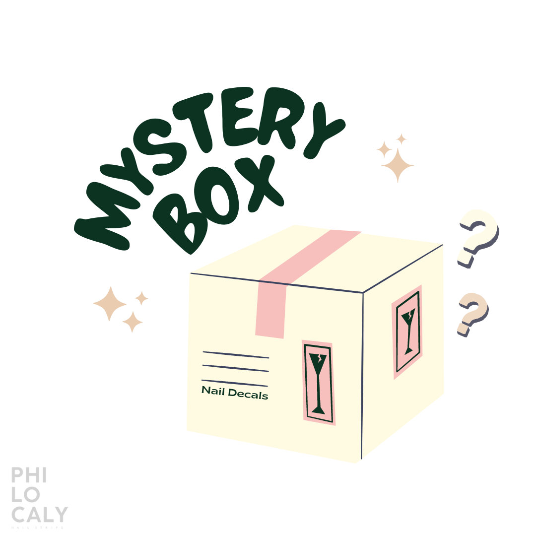 Mystery Box Nail Decals/ Überraschungsbox/ Geschenkset/ Grab Bag/ Nail Sticker von Etsy - PhilocalyNailStrips