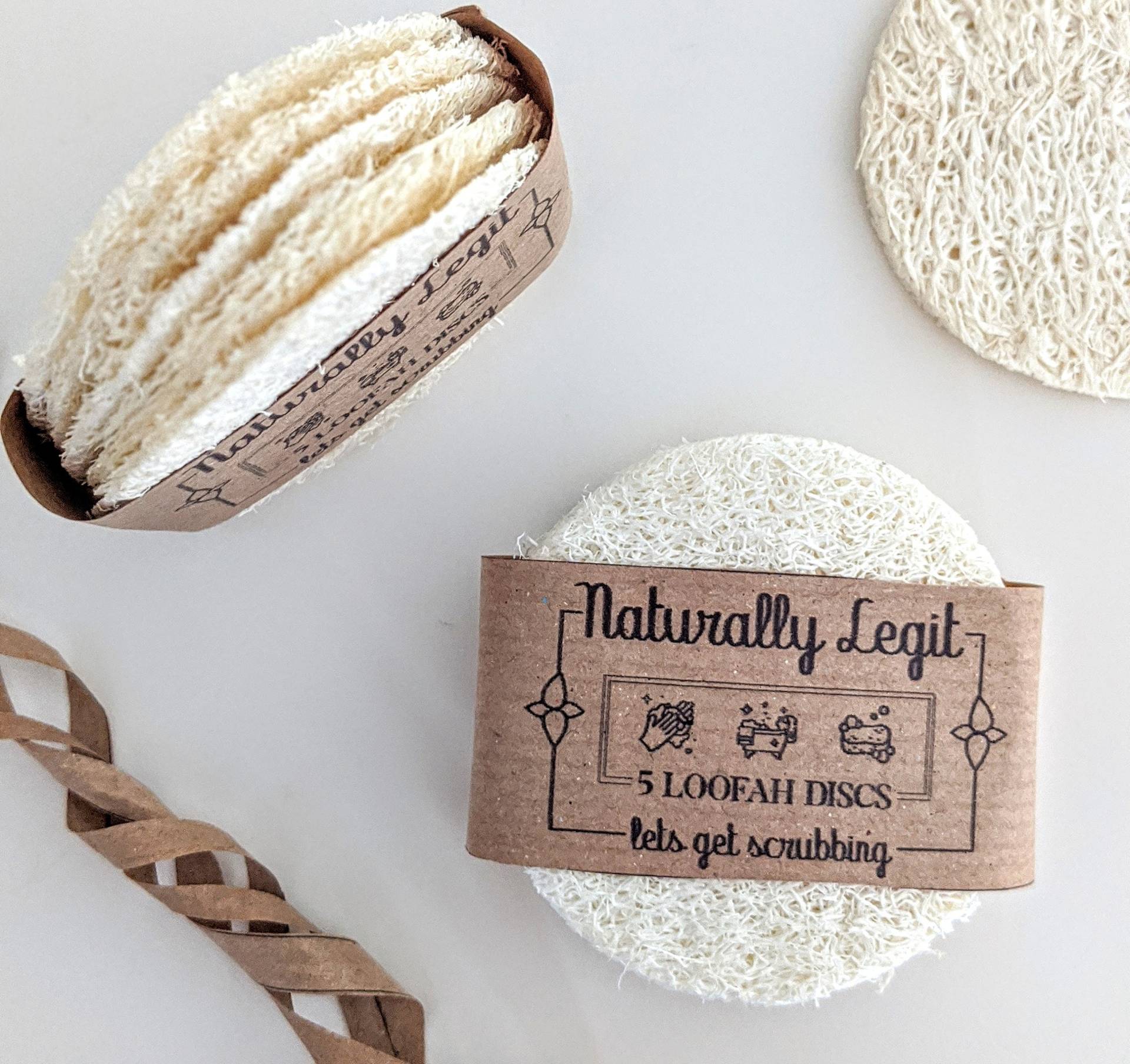 Luffa Scheiben von Etsy - PlasticFreeStudio