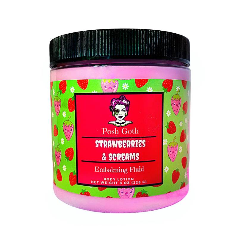 Erdbeeren & Schreie Erdbeere Shortcake Duft Body Lotion von Etsy - PoshGothStore