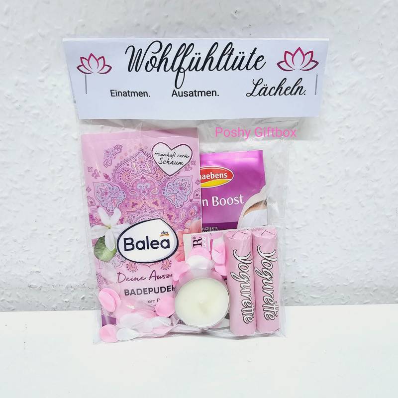 Wellnesstüte/Kleine Auszeit/Entspannungsbox/Wellness Zum Verschenken/Geschenke Für Sie/Wellnesbox/Spa Day/Wohlfühltüte Freundin, Kollegin von Etsy - PoshyGiftbox